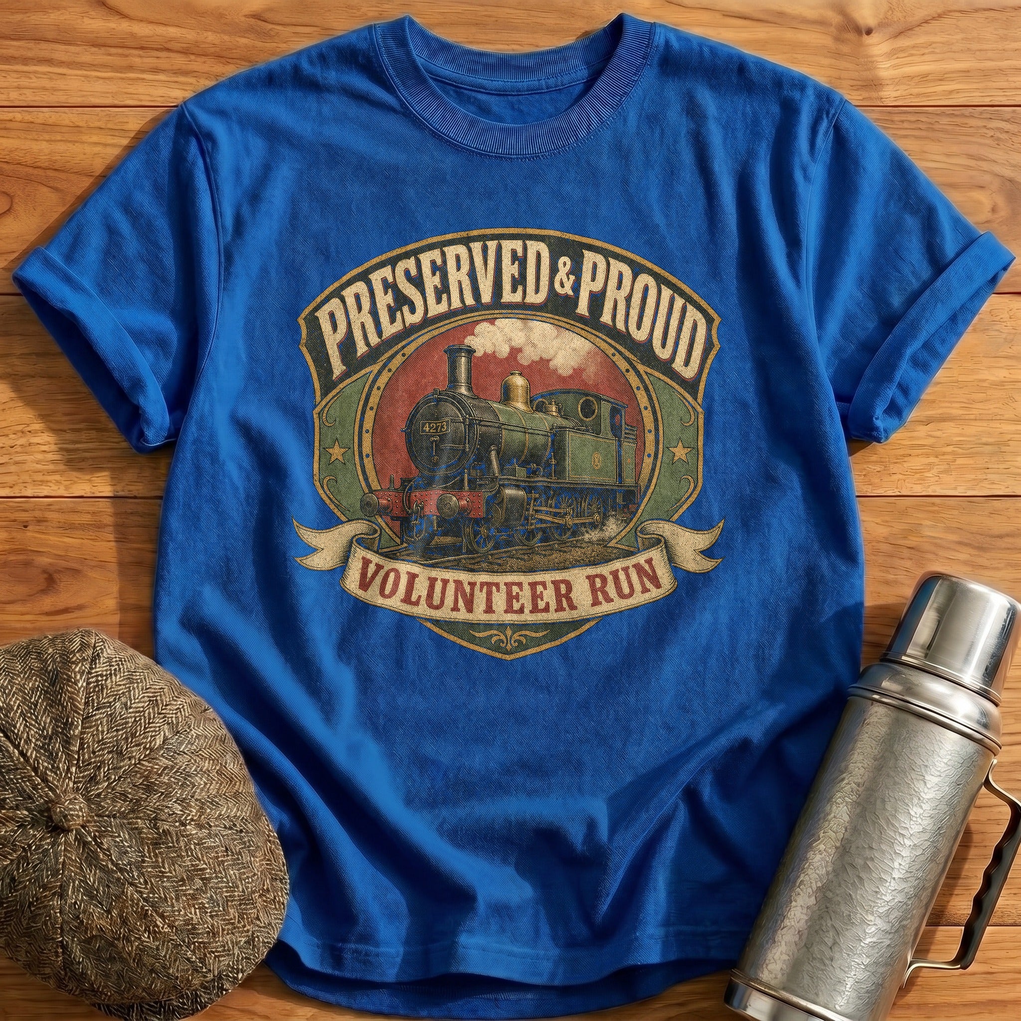 Preserved & Proud T-Shirt - Royal