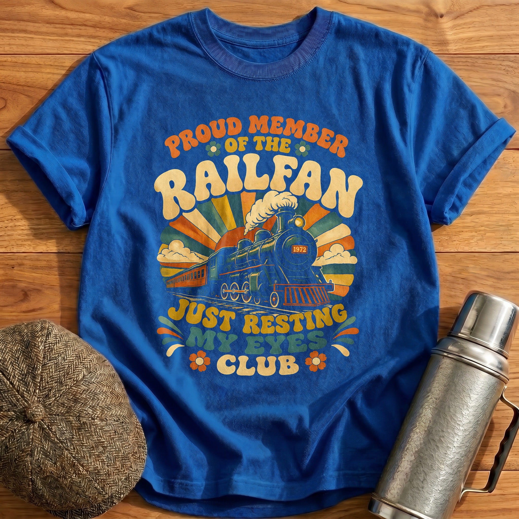 Proud Member Railfan Just Resting My Eyes Club - Royal
