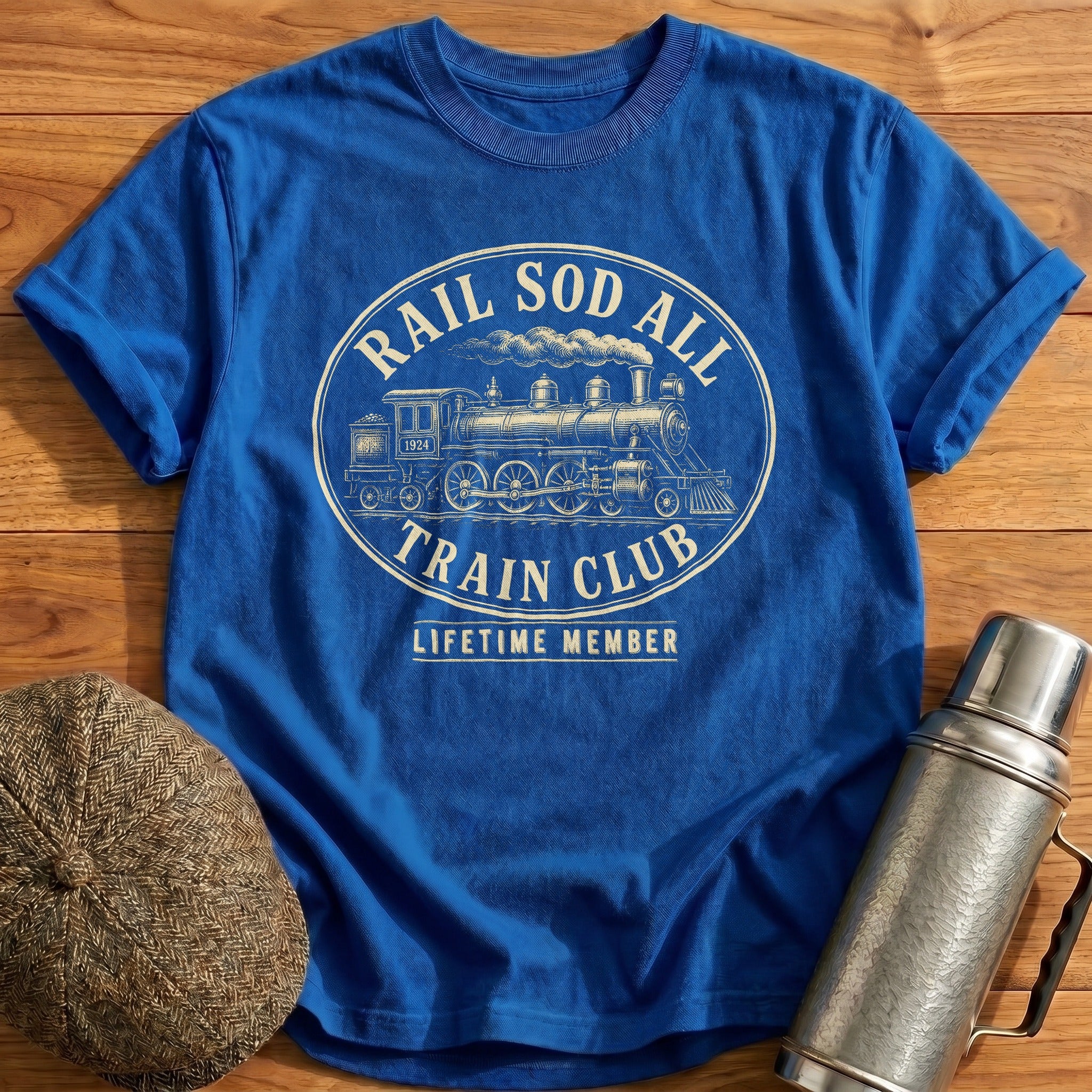 Rail Sod All Train Club T-Shirt - Royal