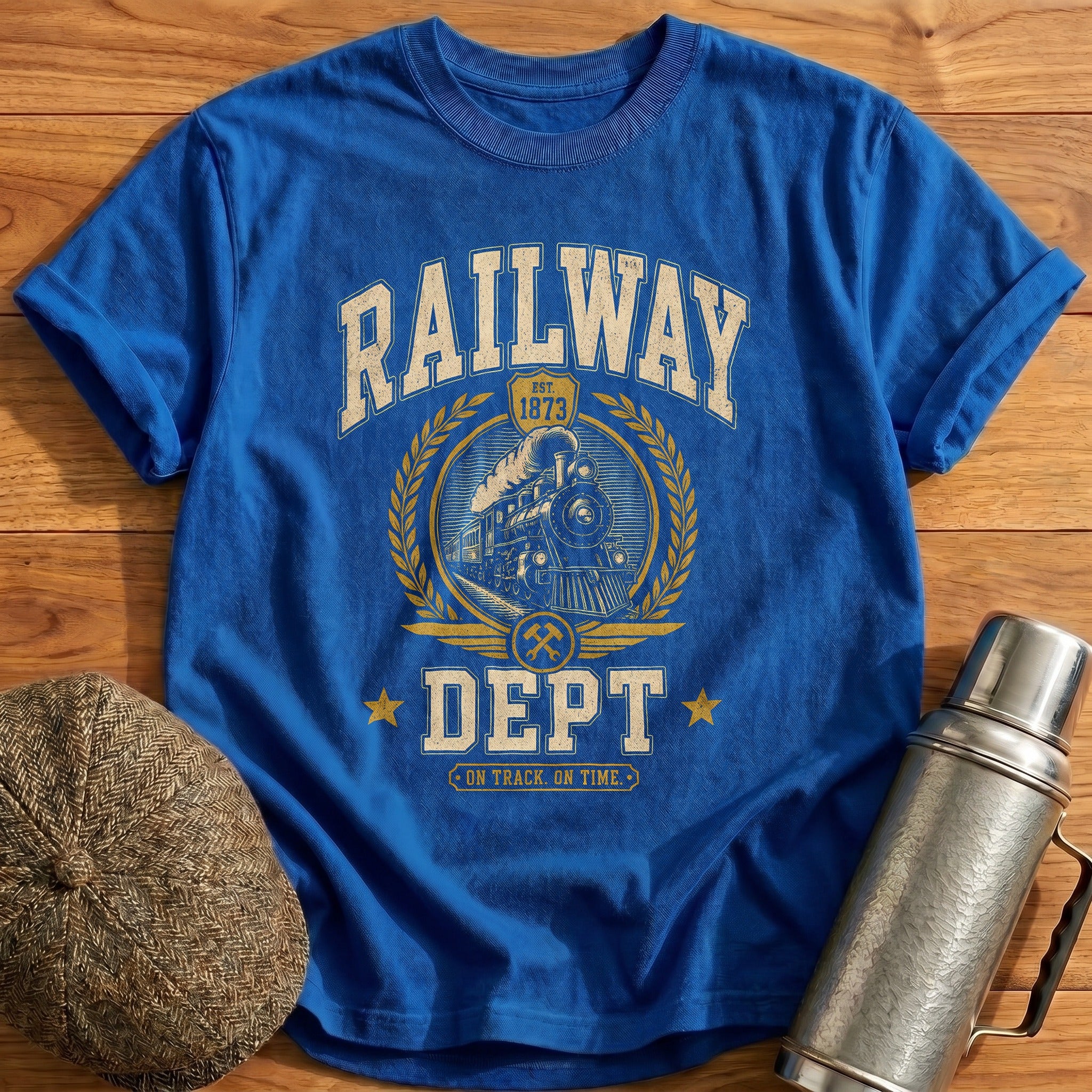 Railway Department T-Shirt - Royal