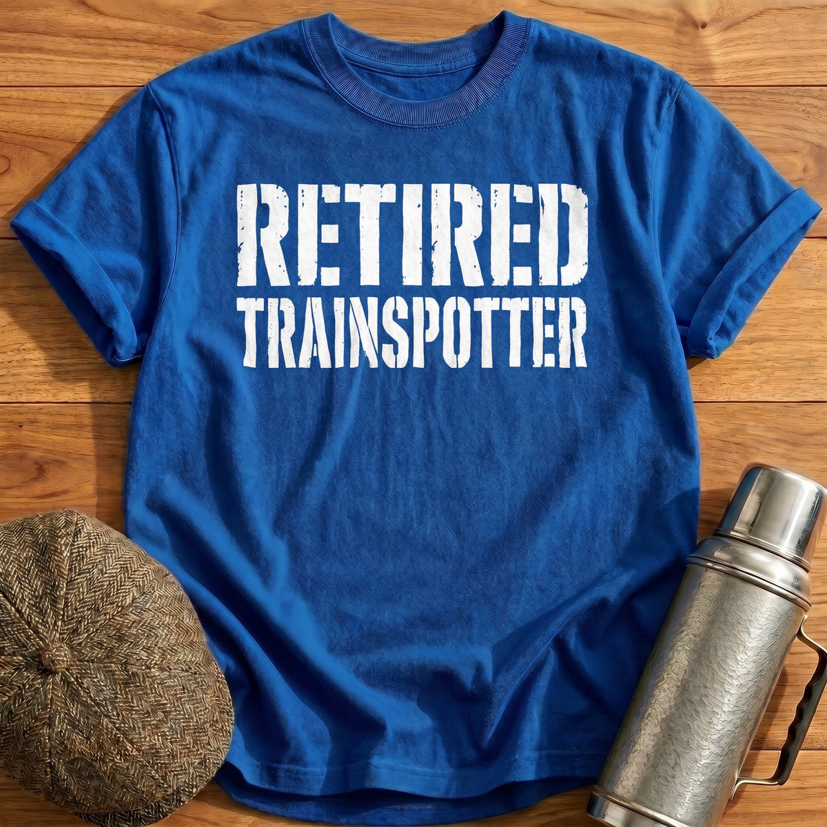 Retired Trainspotter 30 T-Shirt - Royal