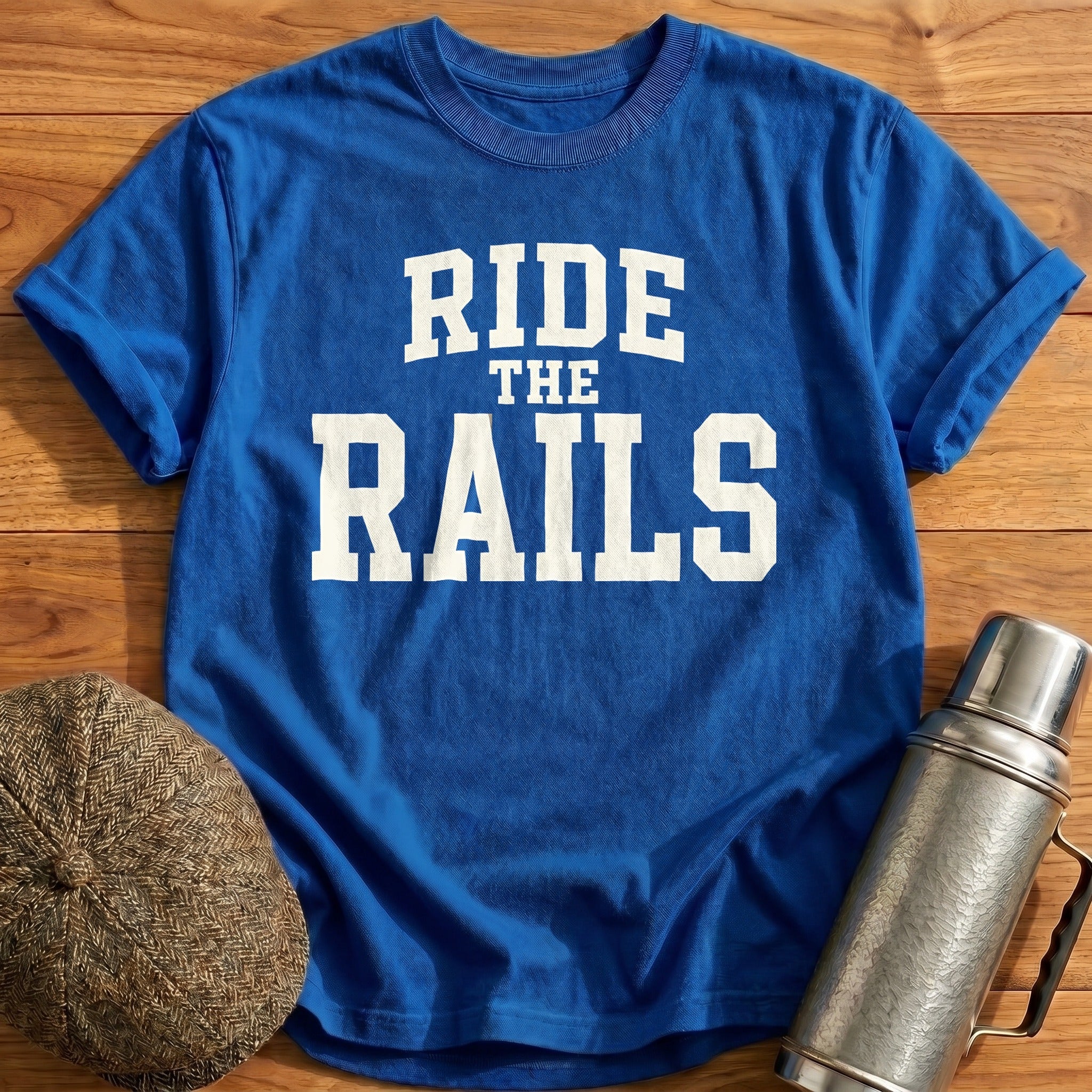 Ride The Rails 78 T-Shirt - Royal
