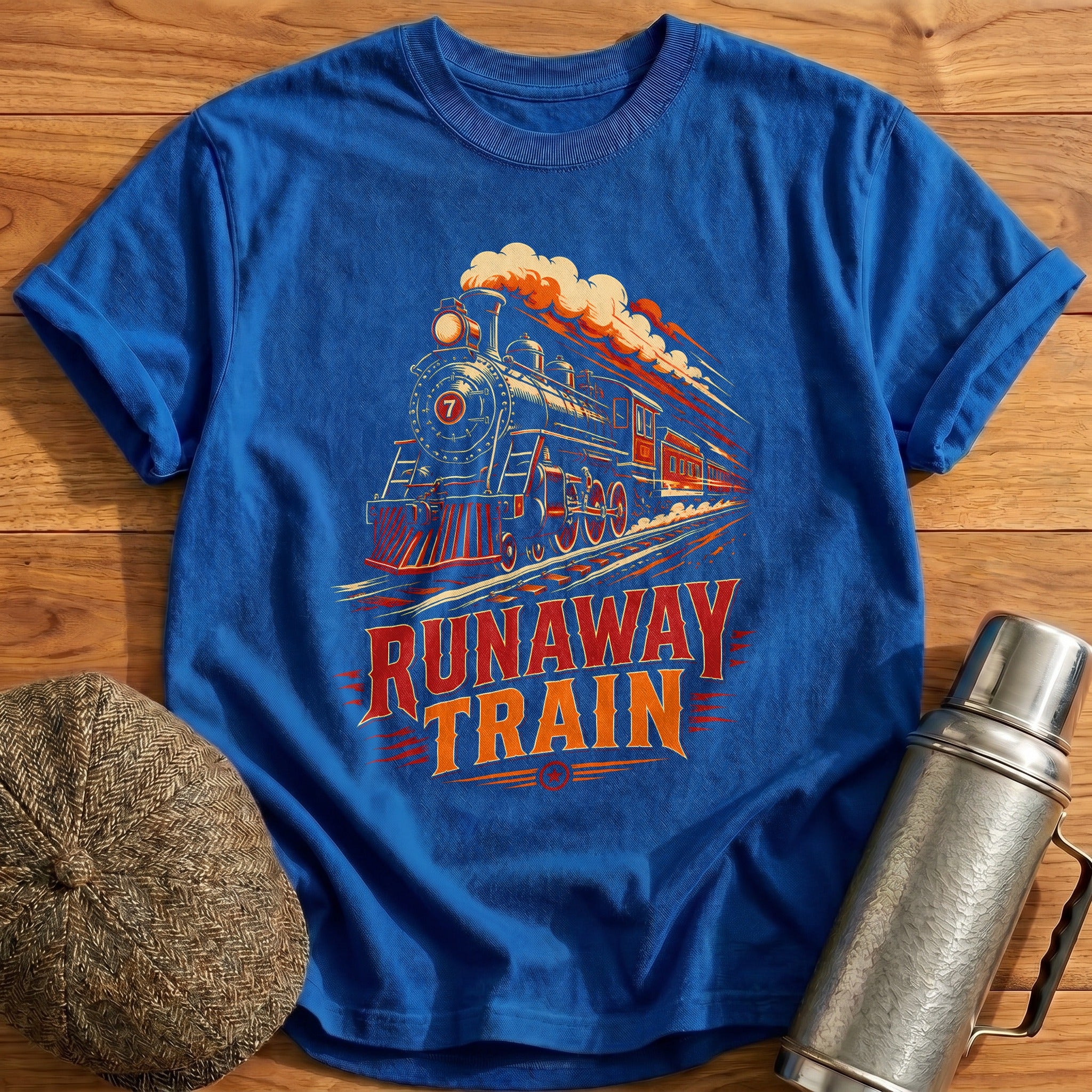 Runaway Train 21 T-Shirt - Royal
