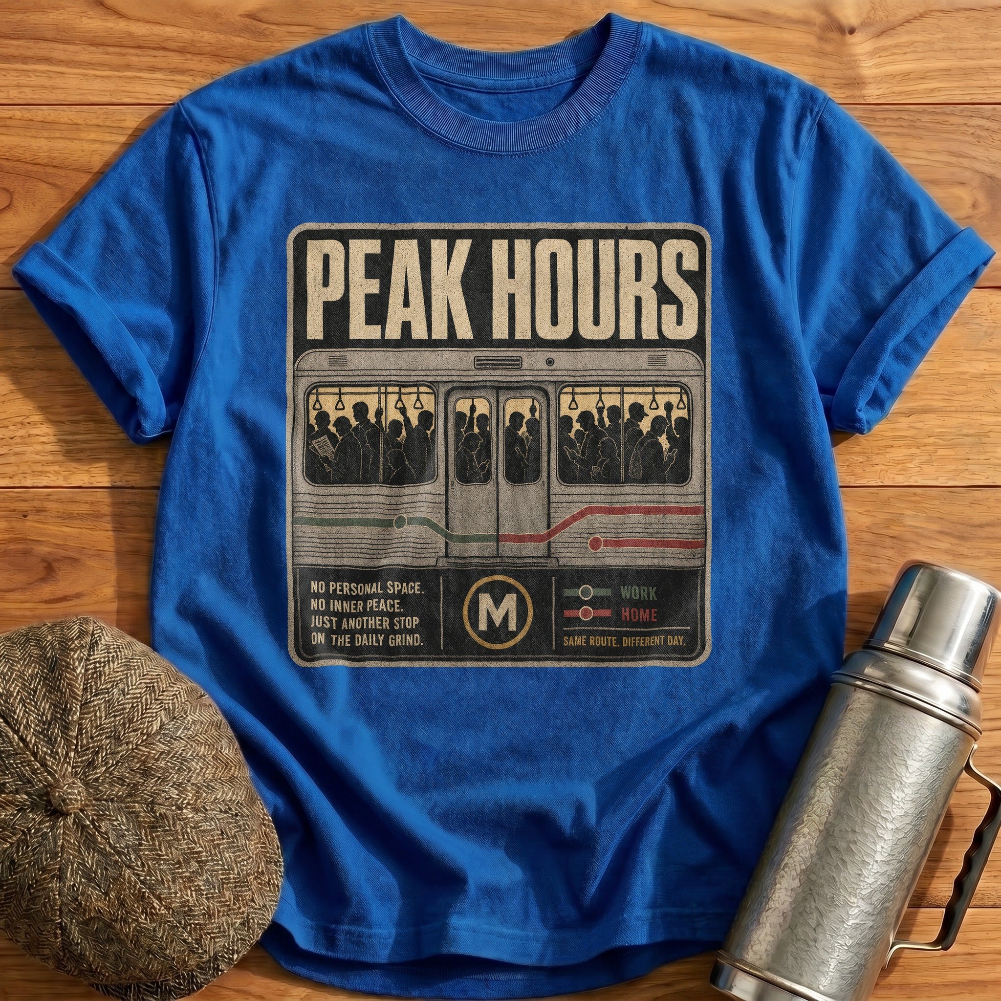 Rush Hour T-Shirt - Royal