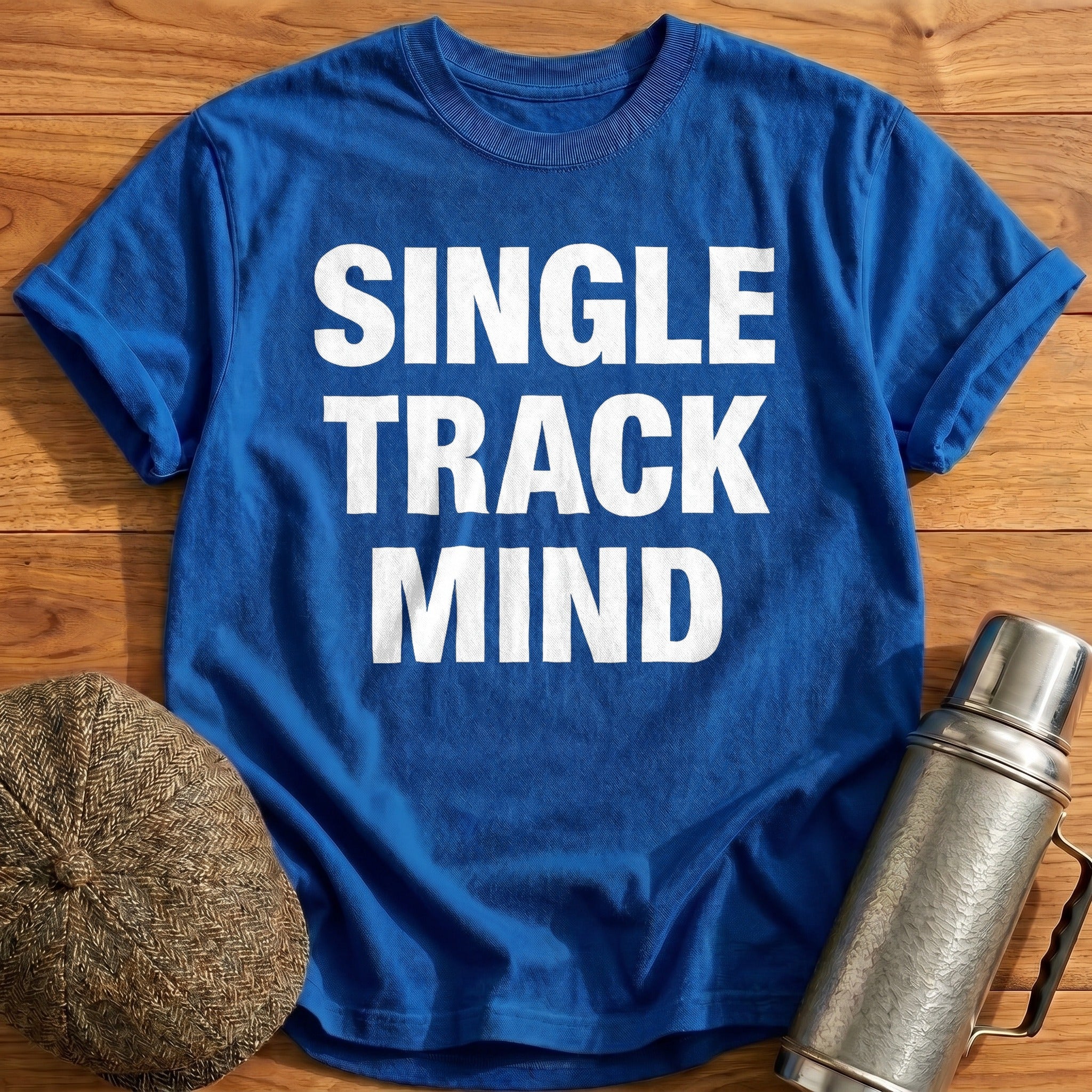 Single Track Mind T-Shirt - Royal