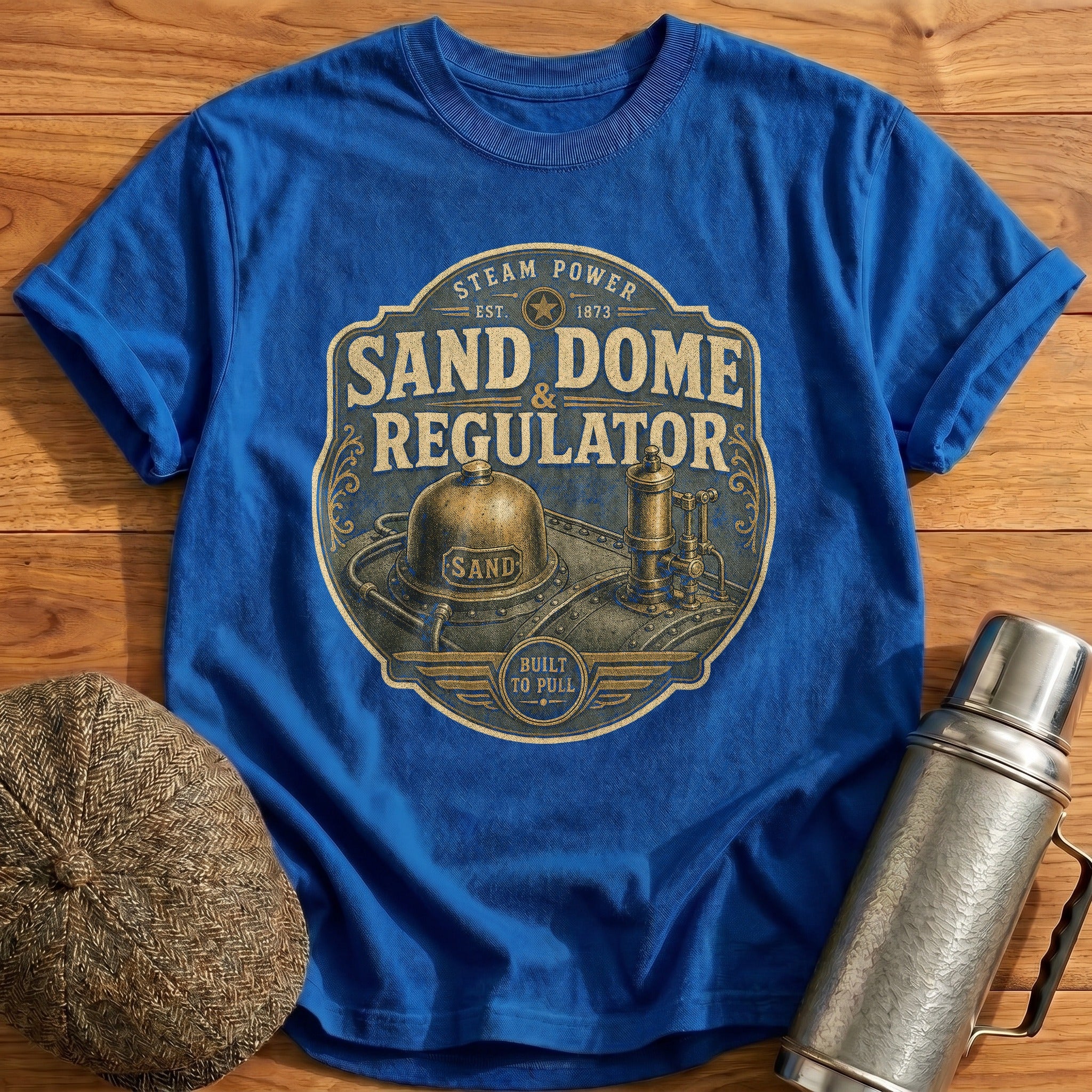 Sand Dome & Regulator T-Shirt - Royal