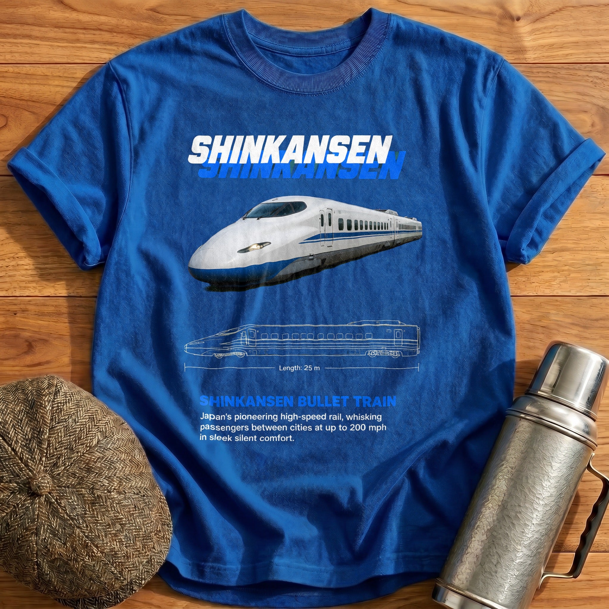 Shinkansen 47 T-Shirt - Royal