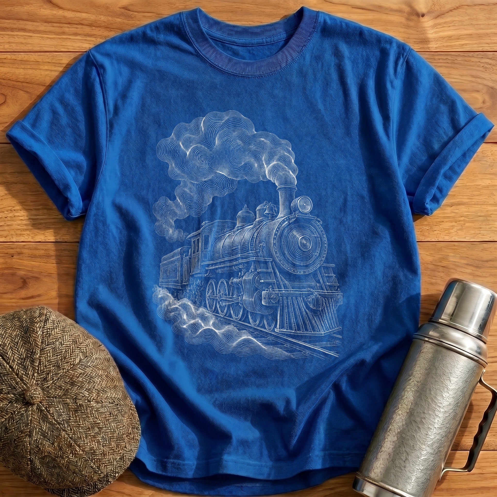 Smoking Engine 62 T-Shirt - Royal