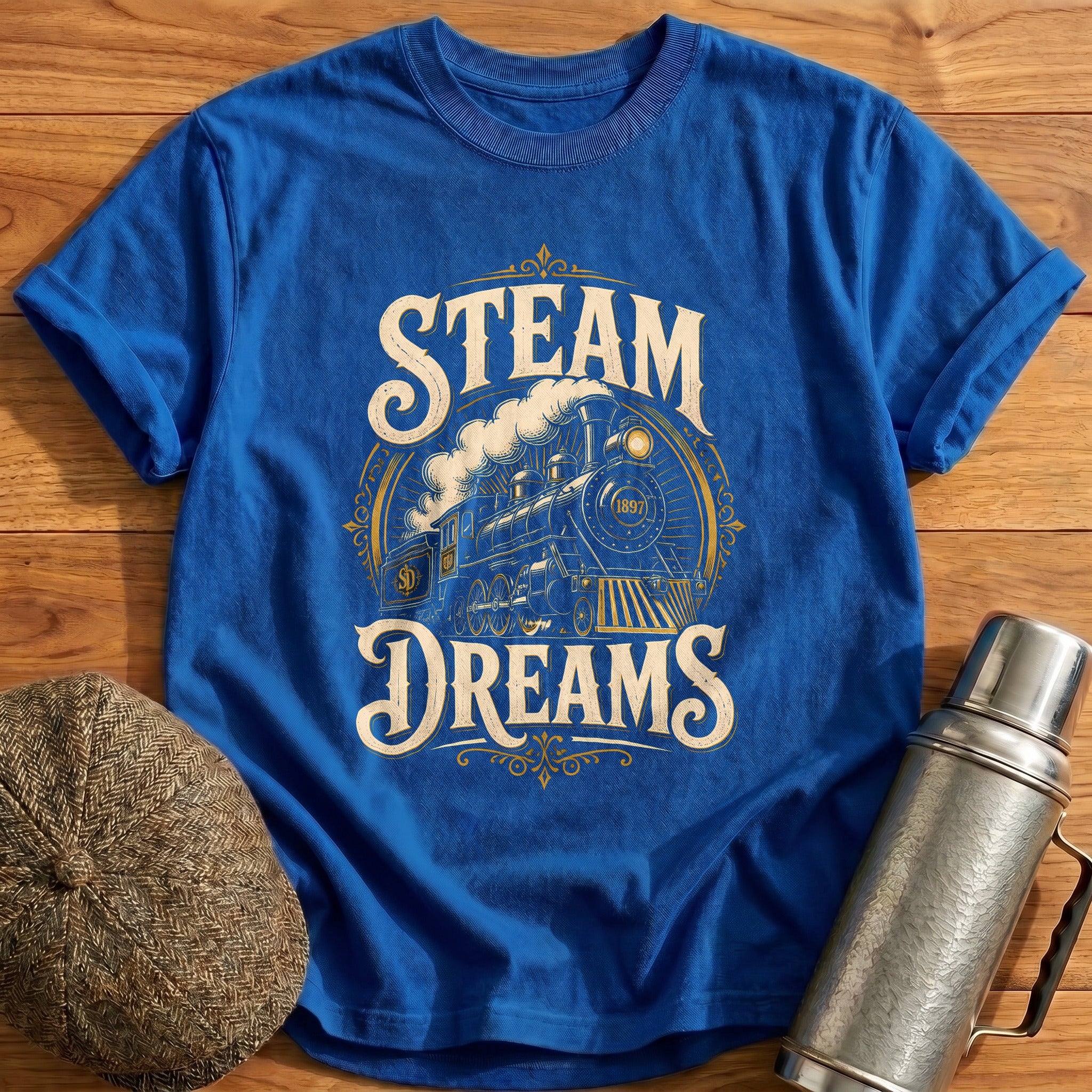Steam Dreams 23 T-Shirt - Royal