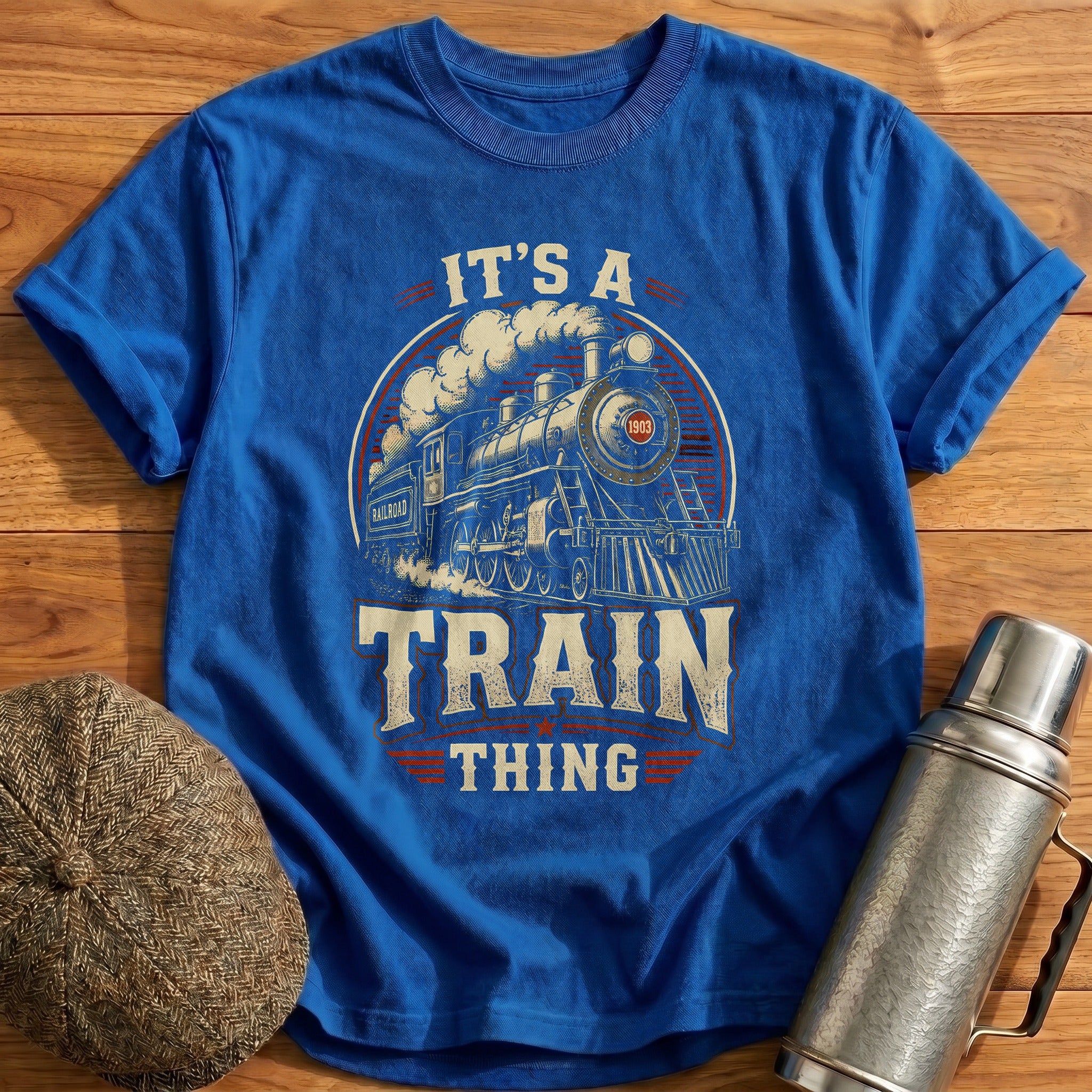 Steam Heritage 1903 T-Shirt - Royal