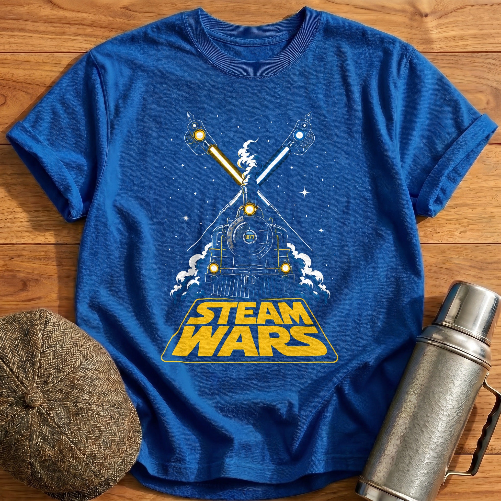 Steam Wars 41 T-Shirt - Royal
