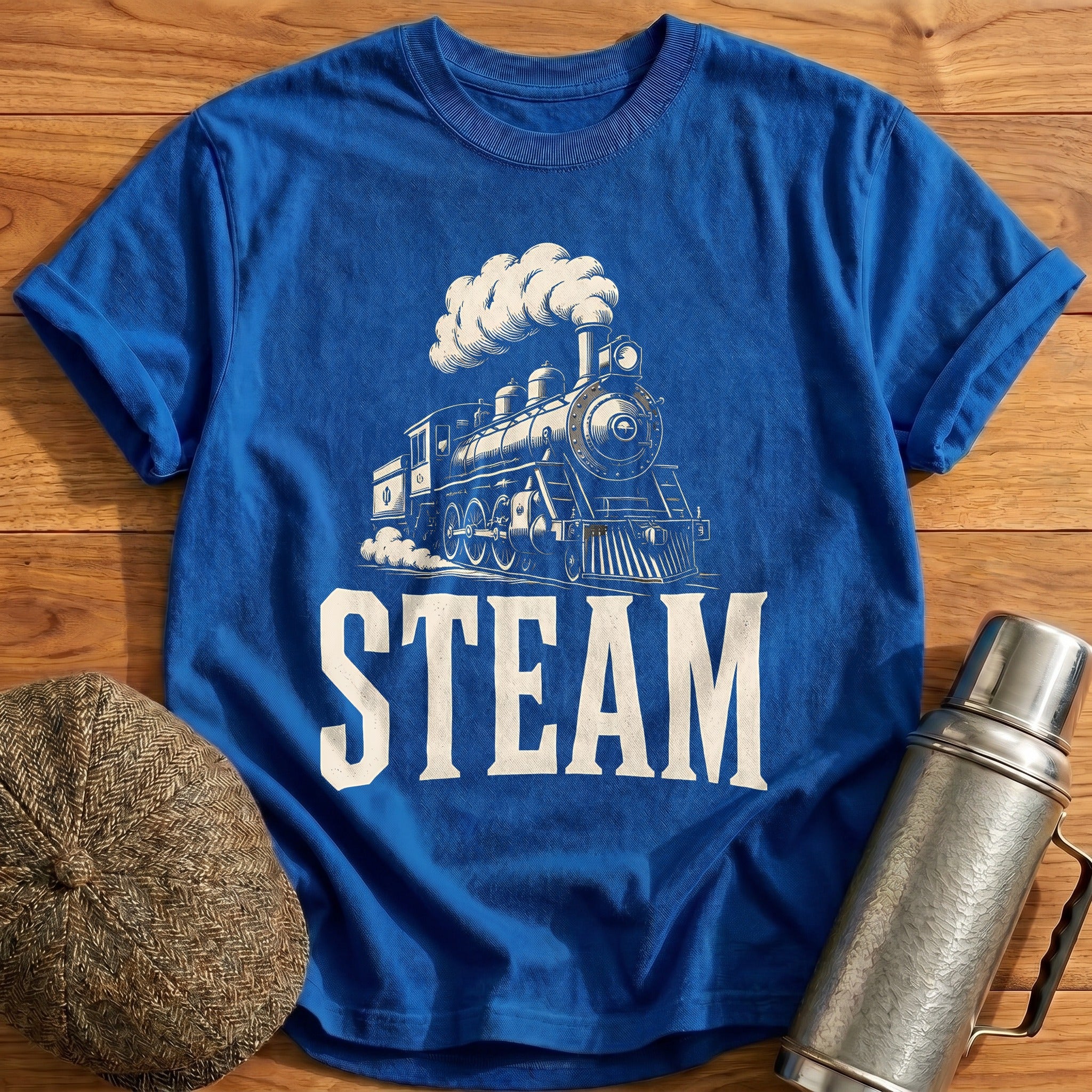 Steam & Smoke T-Shirt - Royal