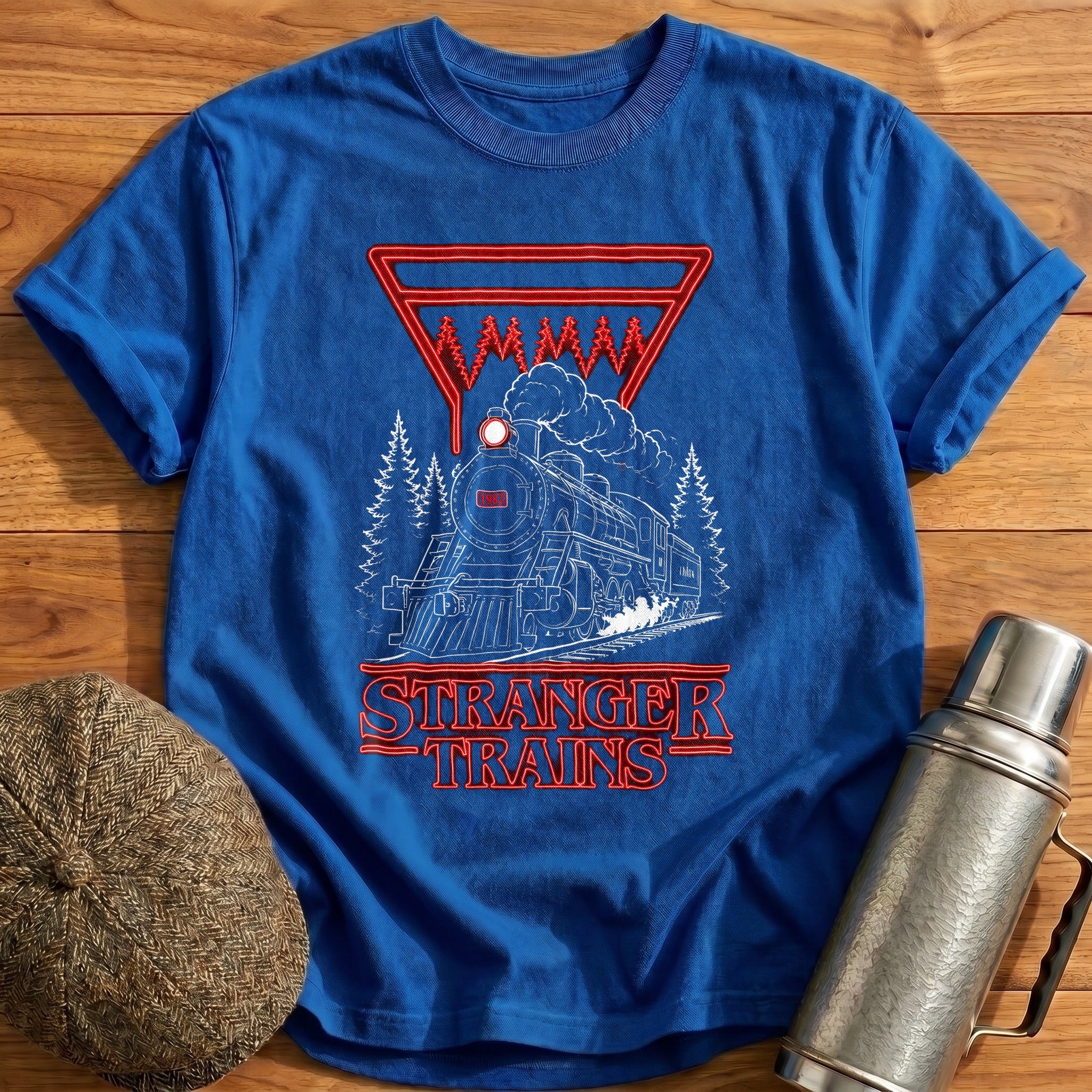 Stranger Trains 97 T-Shirt - Royal
