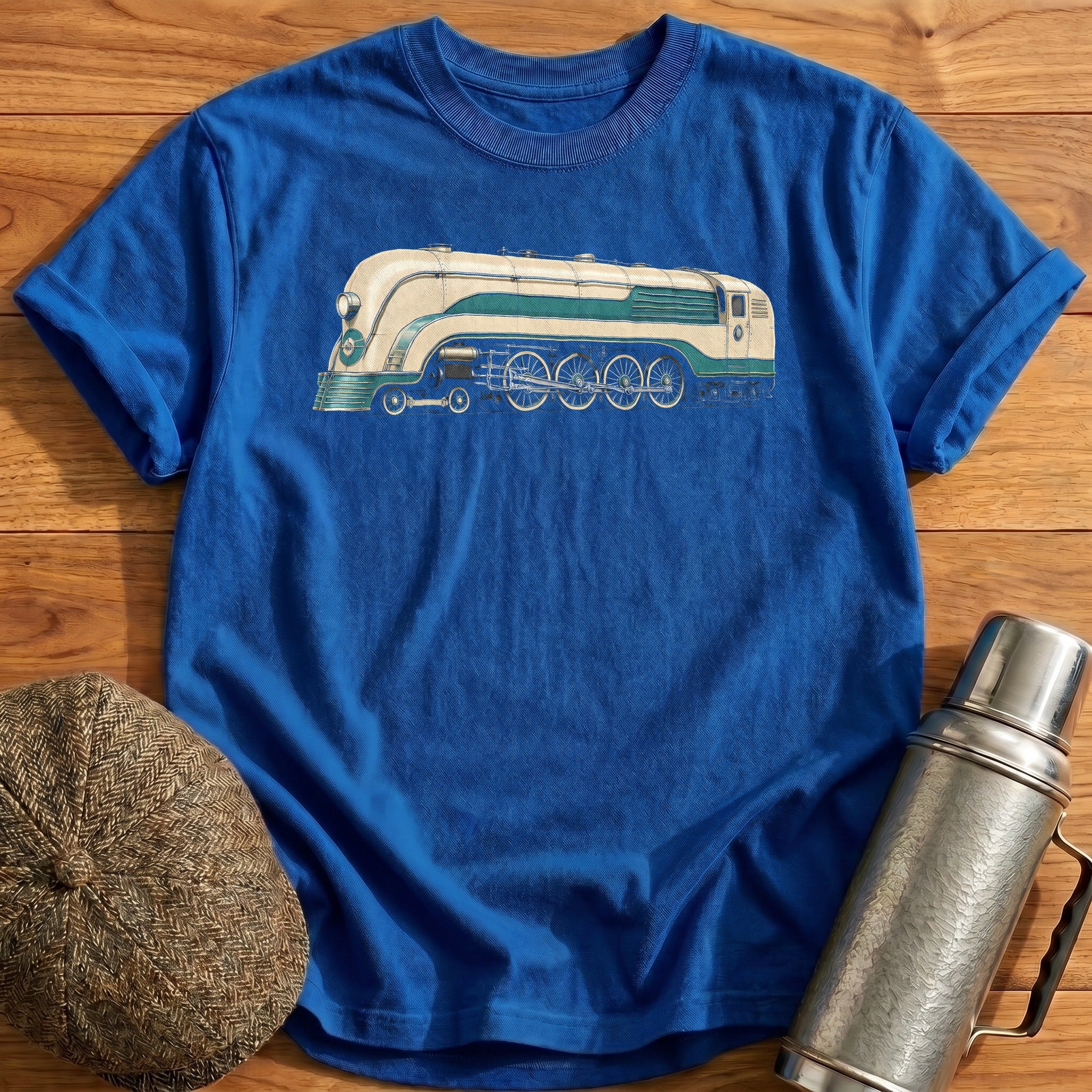 Streamliner Deco T-Shirt - Royal