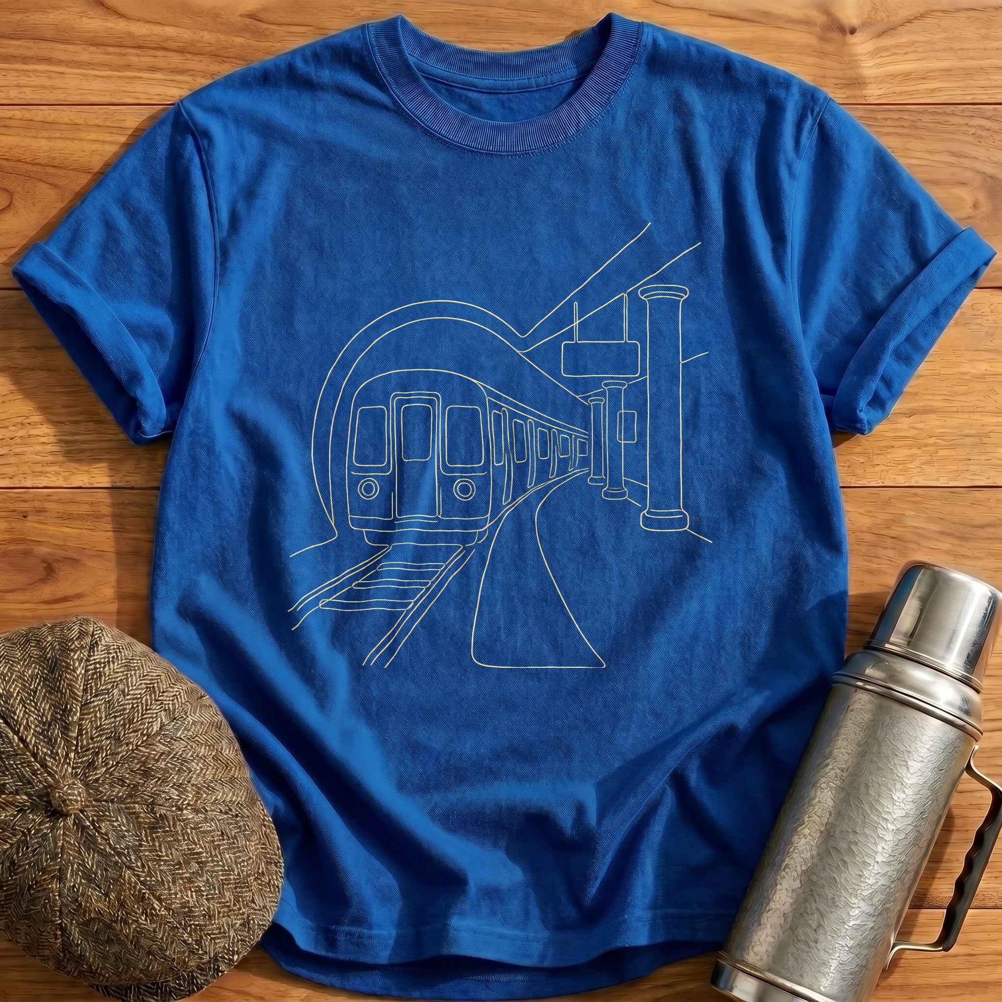 Subway Station 87 T-Shirt - Royal
