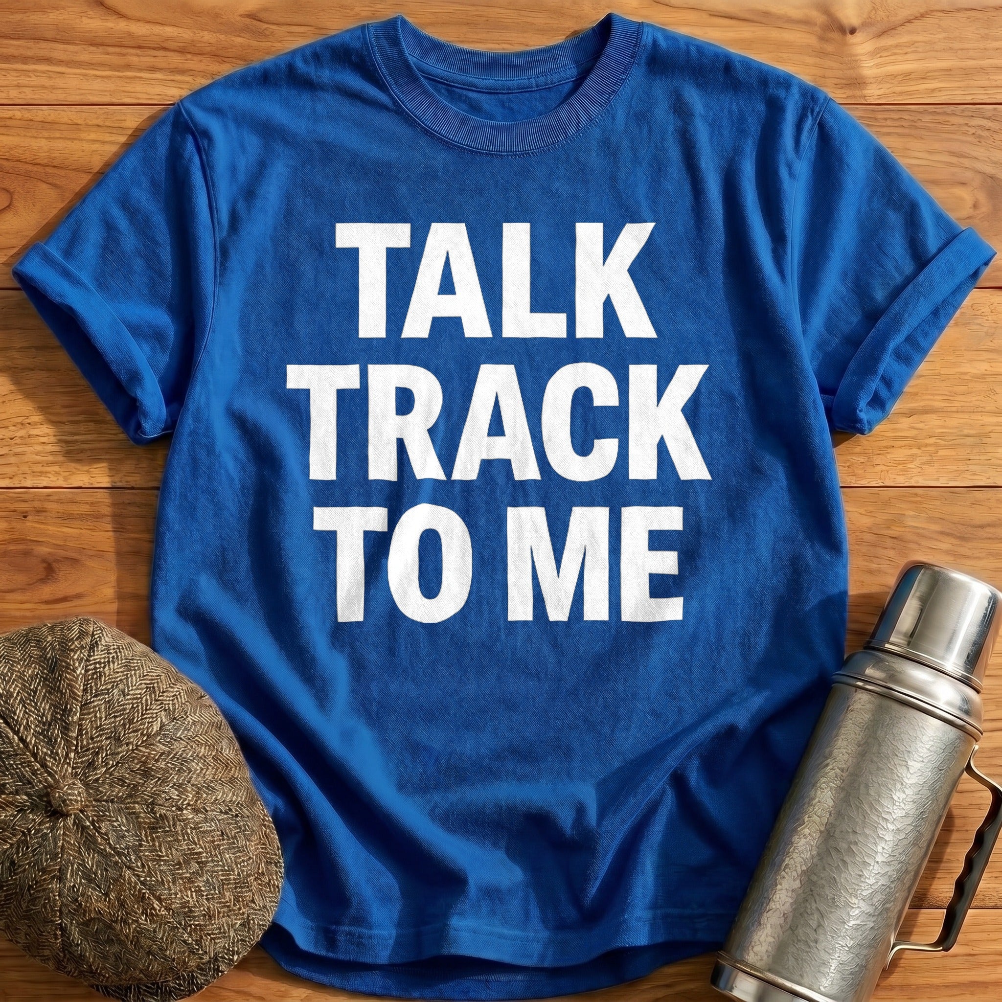 Talk Track to Me T-Shirt - Royal