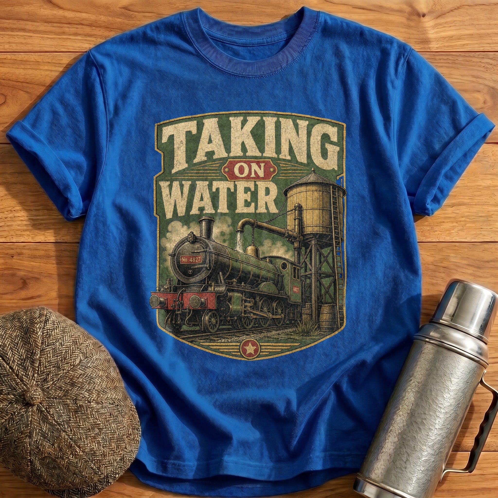 Taking on Water T-Shirt - Royal