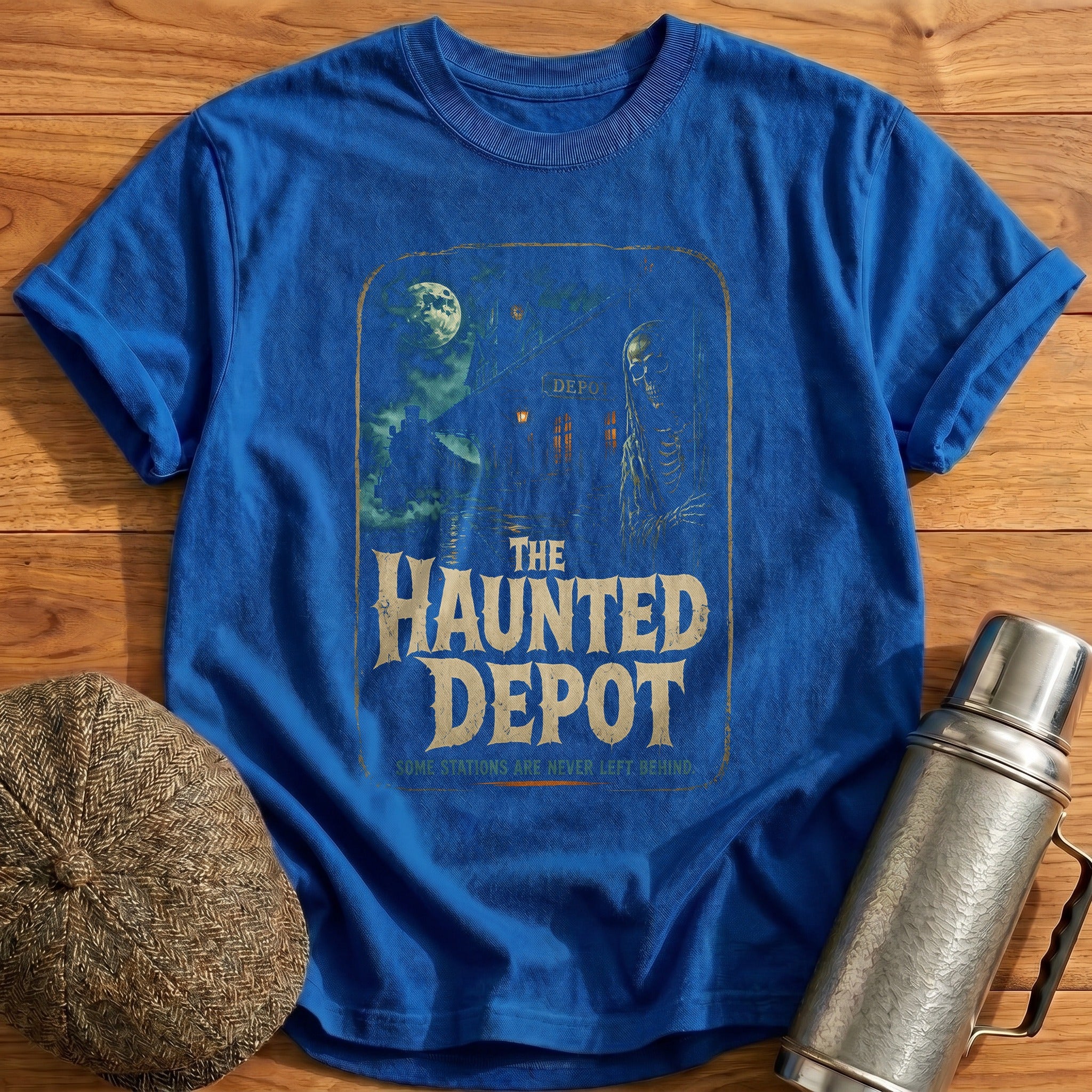 The Haunted Depot T-Shirt - Royal