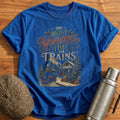 The Most Wonderful Time For Trains 76 T-Shirt - Royal
