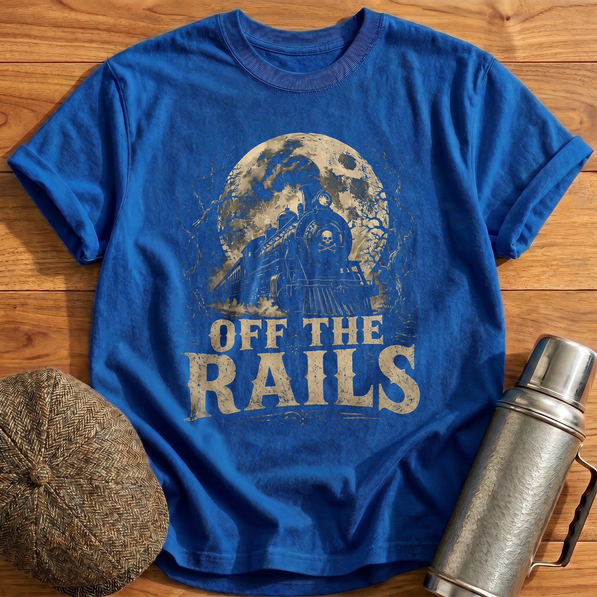 The Rails Train Skeleton Moon - Royal