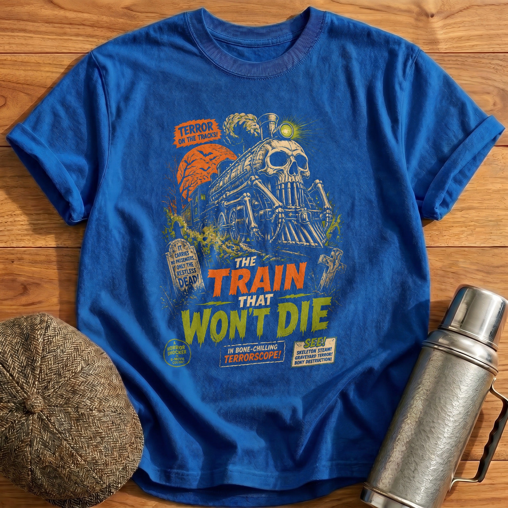The Train That Wont Die T-Shirt - Royal