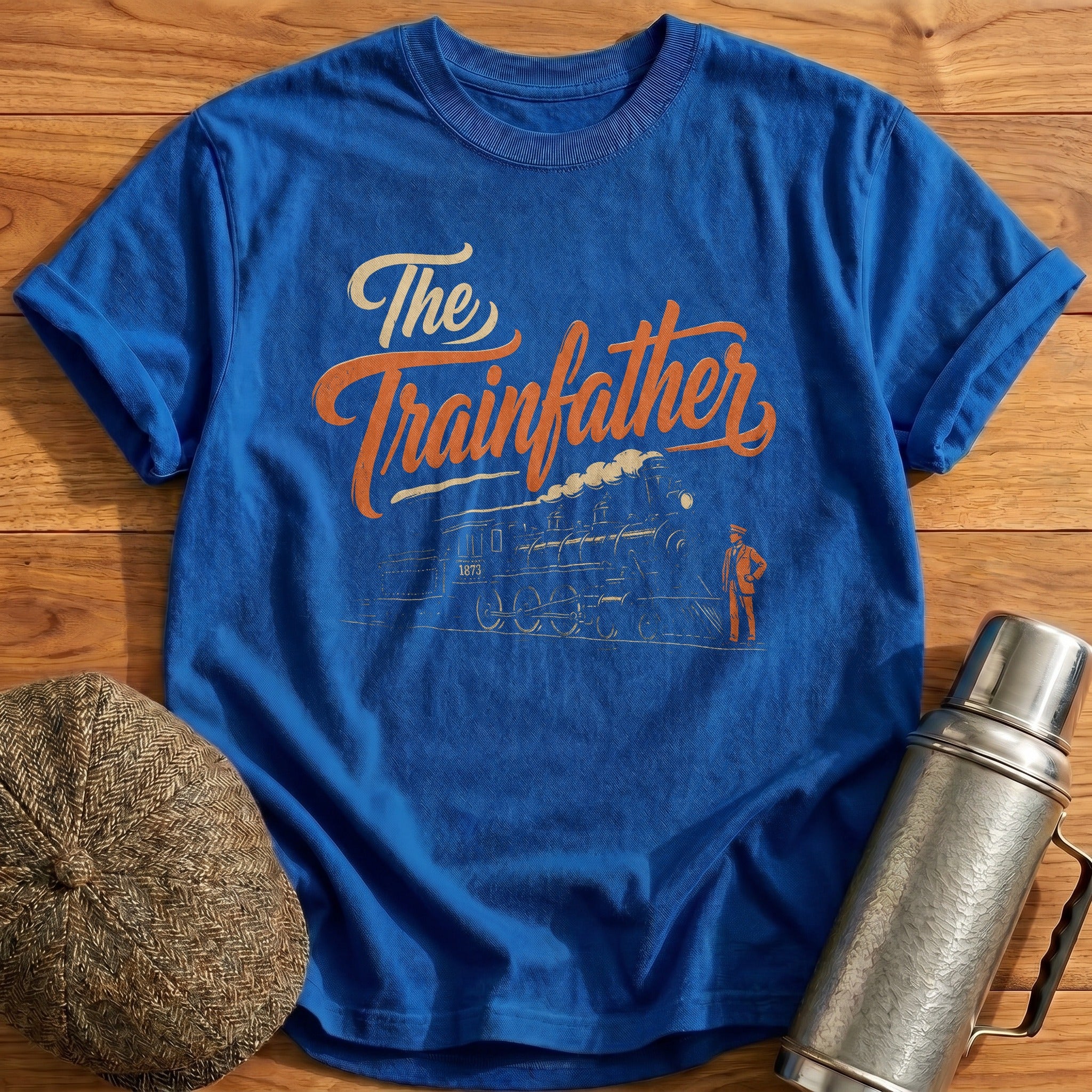 The Trainfather T-Shirt - Royal