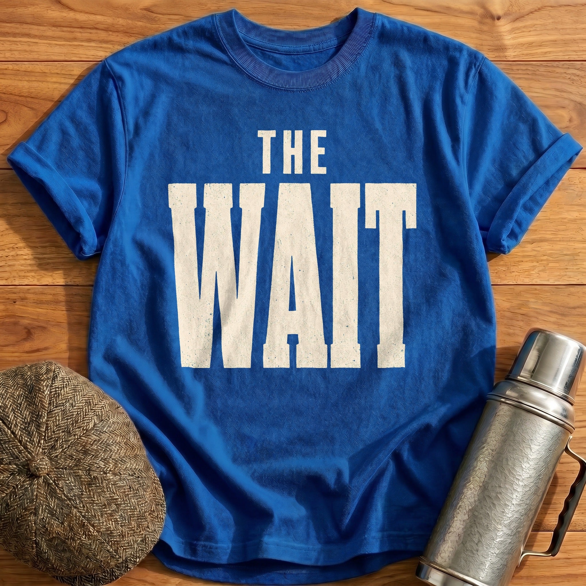 The Wait T-Shirt - Royal