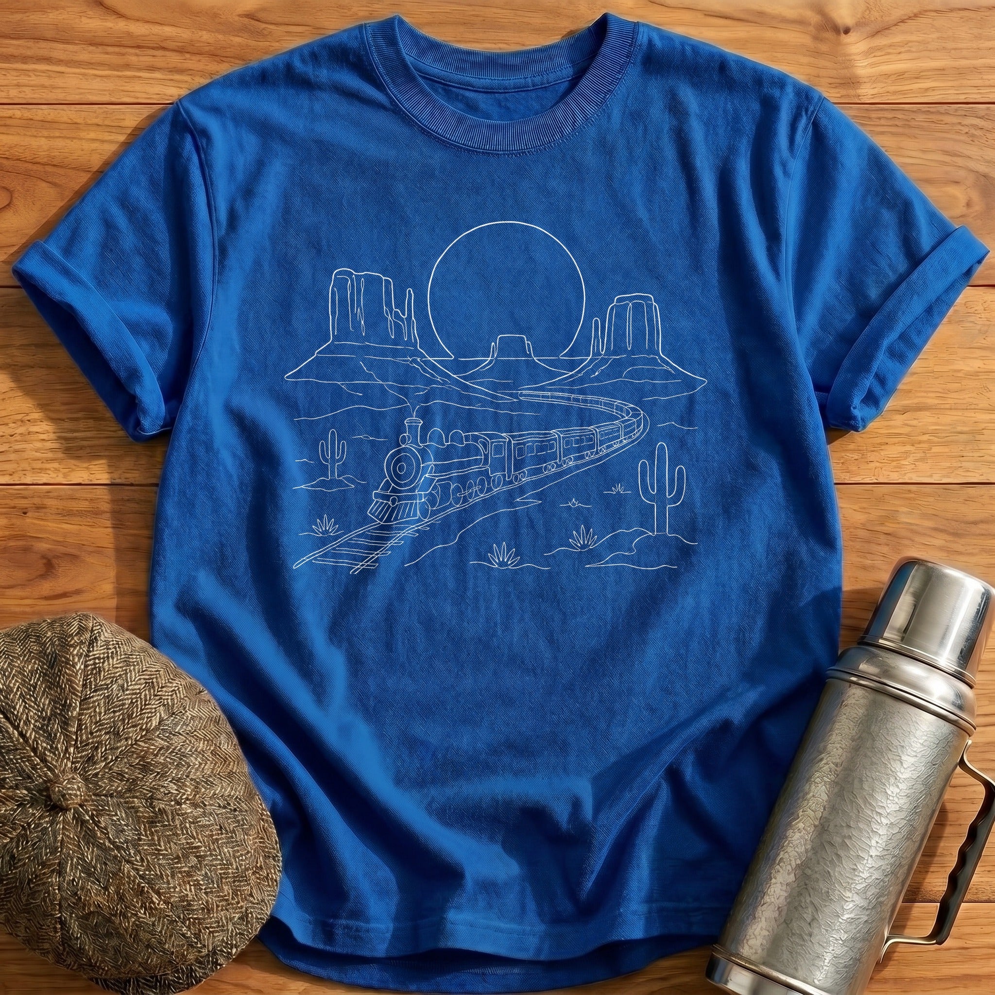 Train Desert Sun 12 T-Shirt - Royal