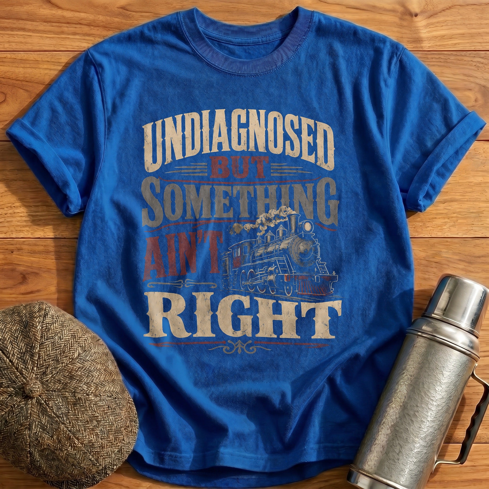 Undiagnosed But Something Aint Right Train Vintage - Royal