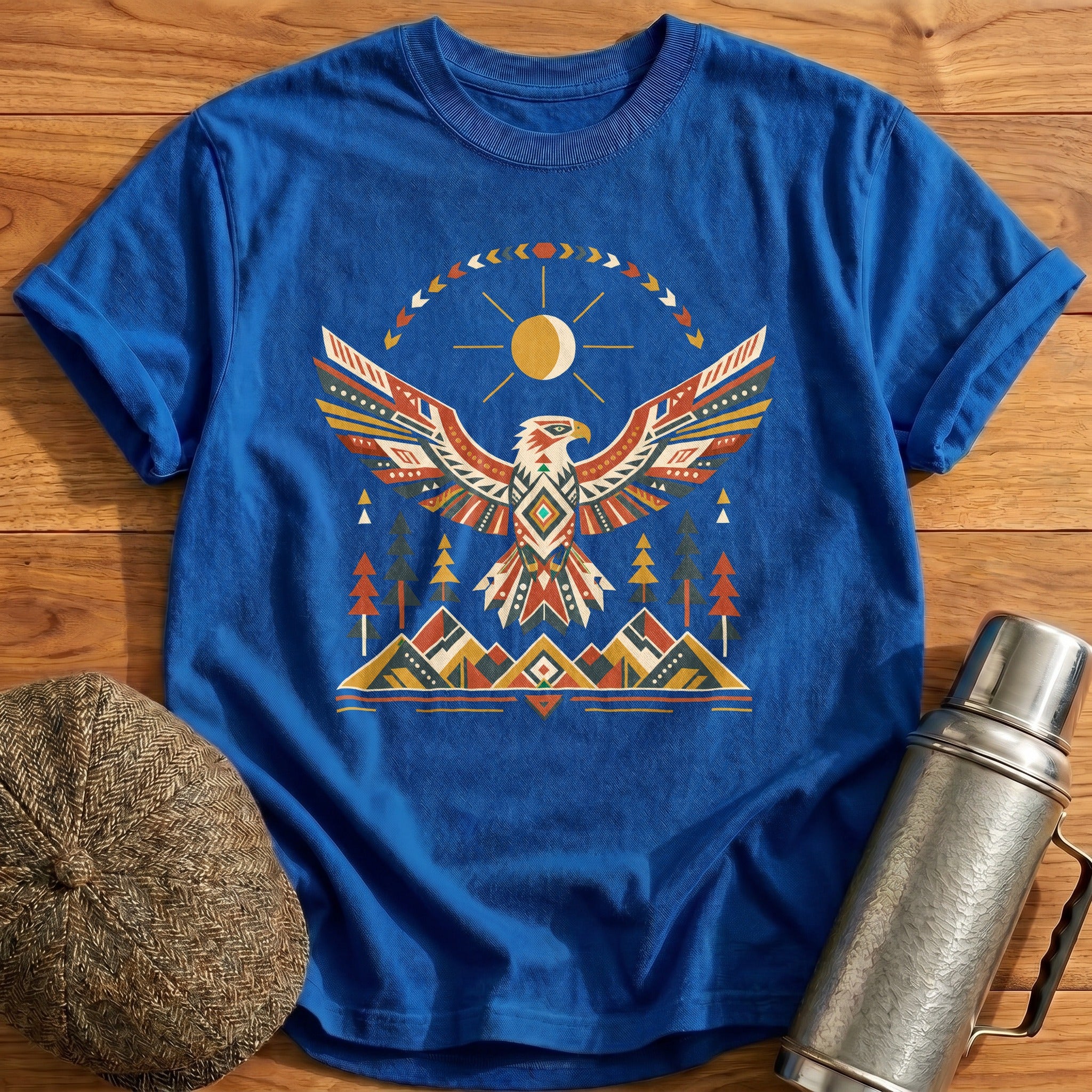 Wings & Compass T-Shirt - Royal