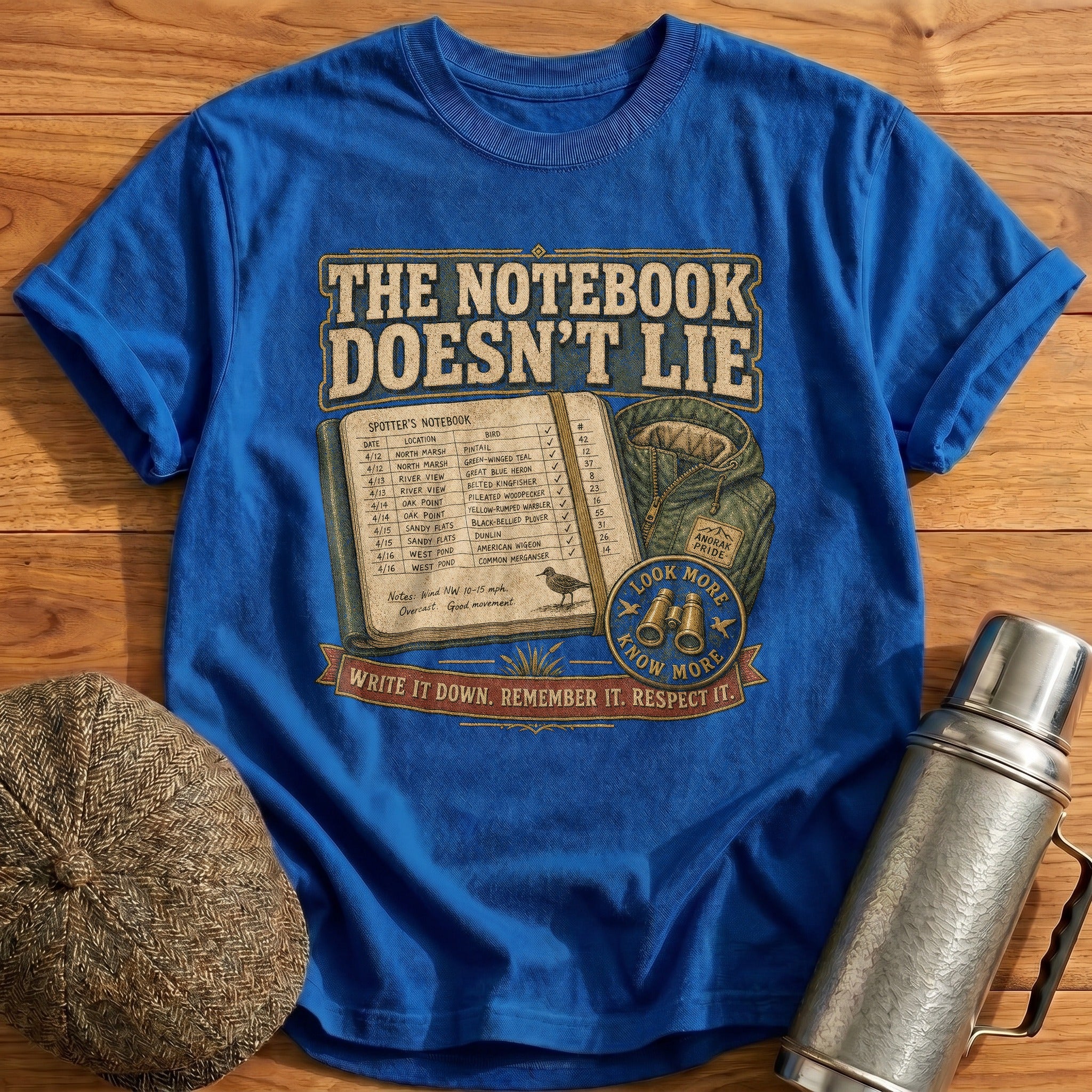 Write It Down, Remember It T-Shirt - Royal