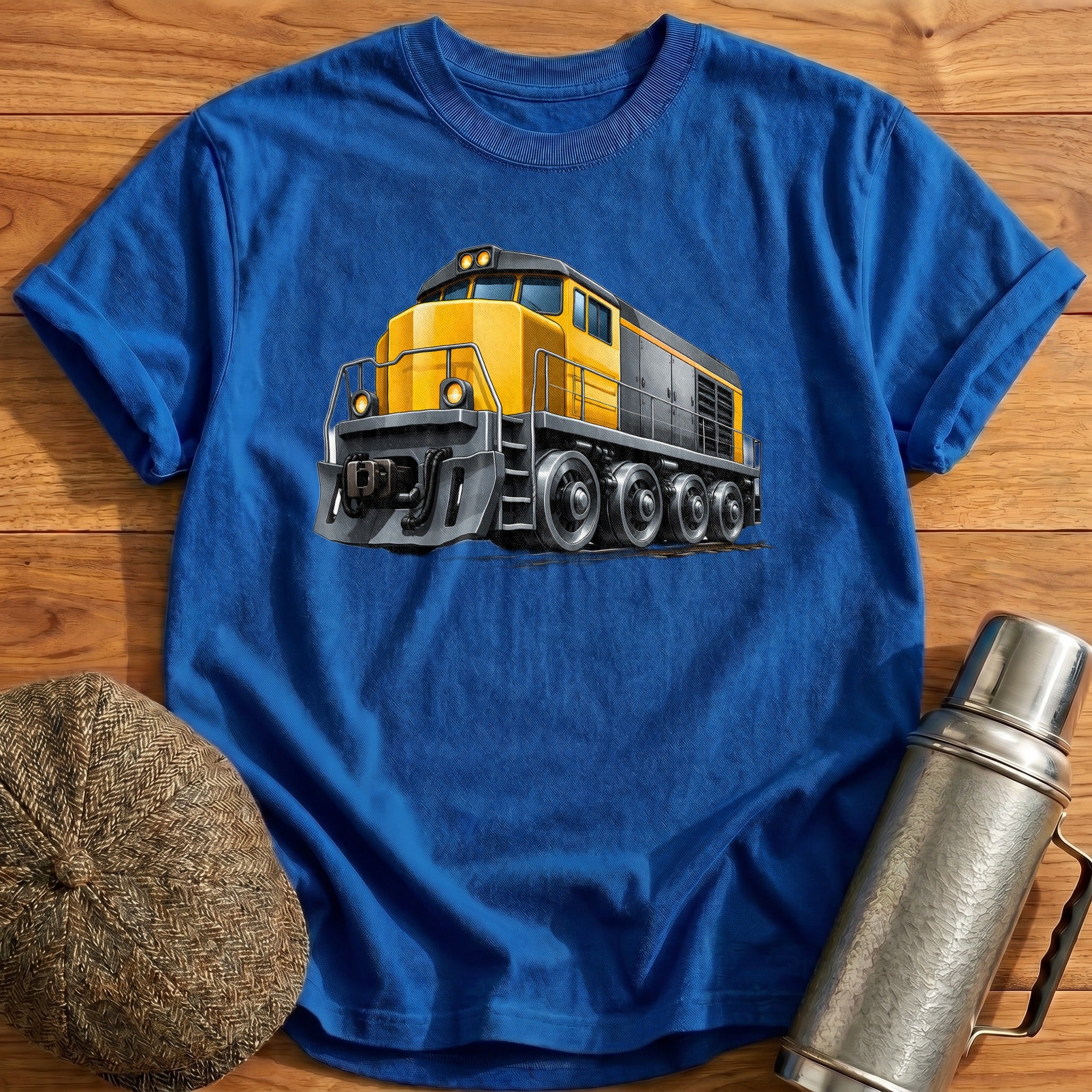 Dieselloco Front34 T-Shirt - Royal