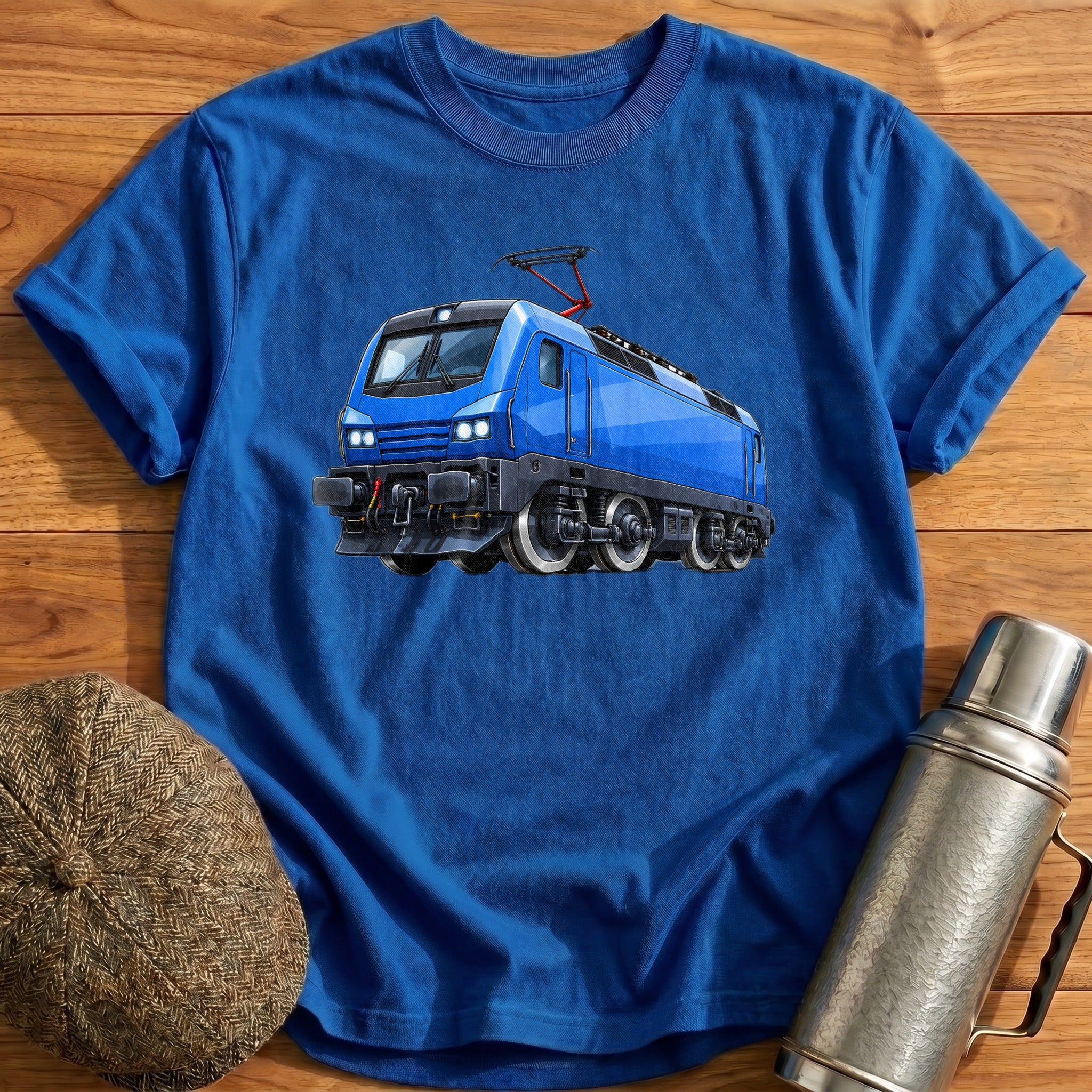 Electricloco Front34 T-Shirt - Royal