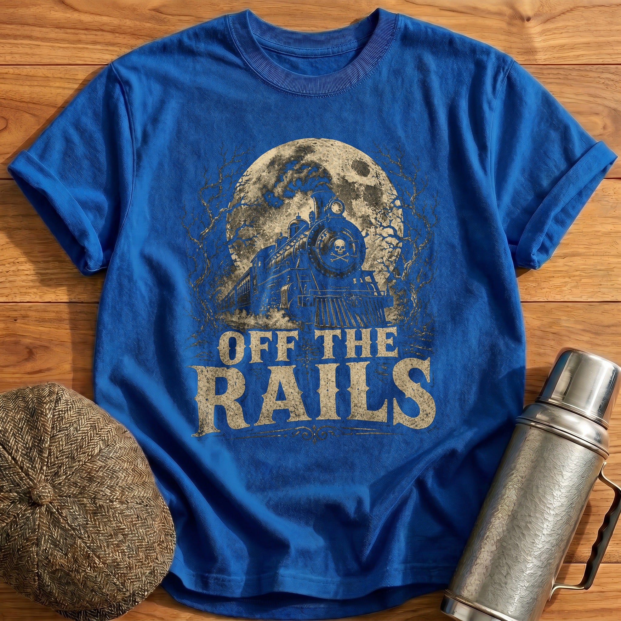 Off the Rails T-Shirt - Royal