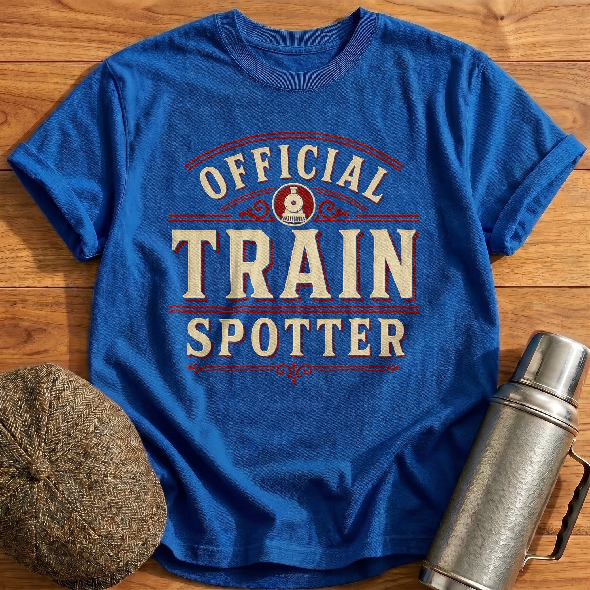 Official Train Spotter T-Shirt - Royal
