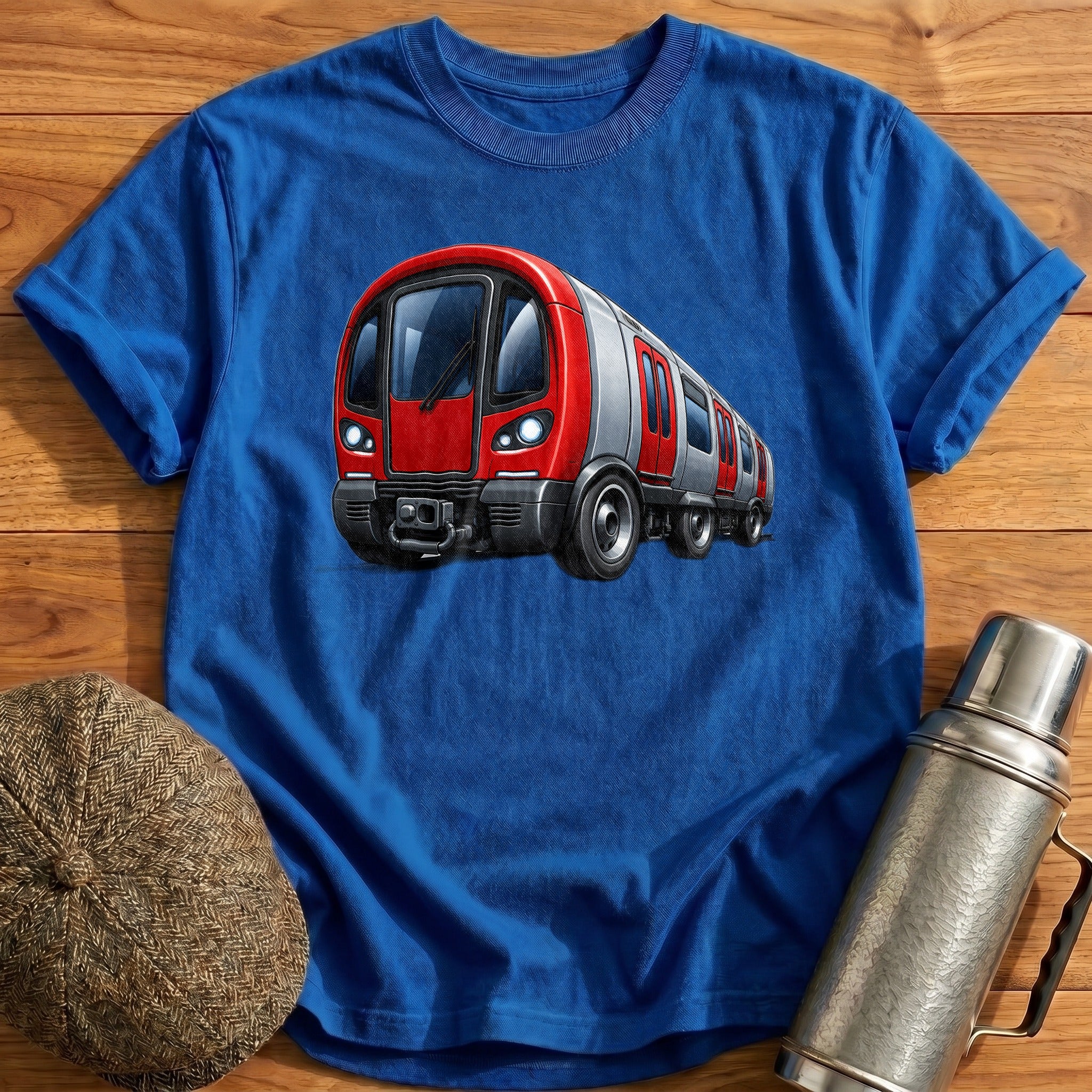 Tubetrain Front34 T-Shirt - Royal
