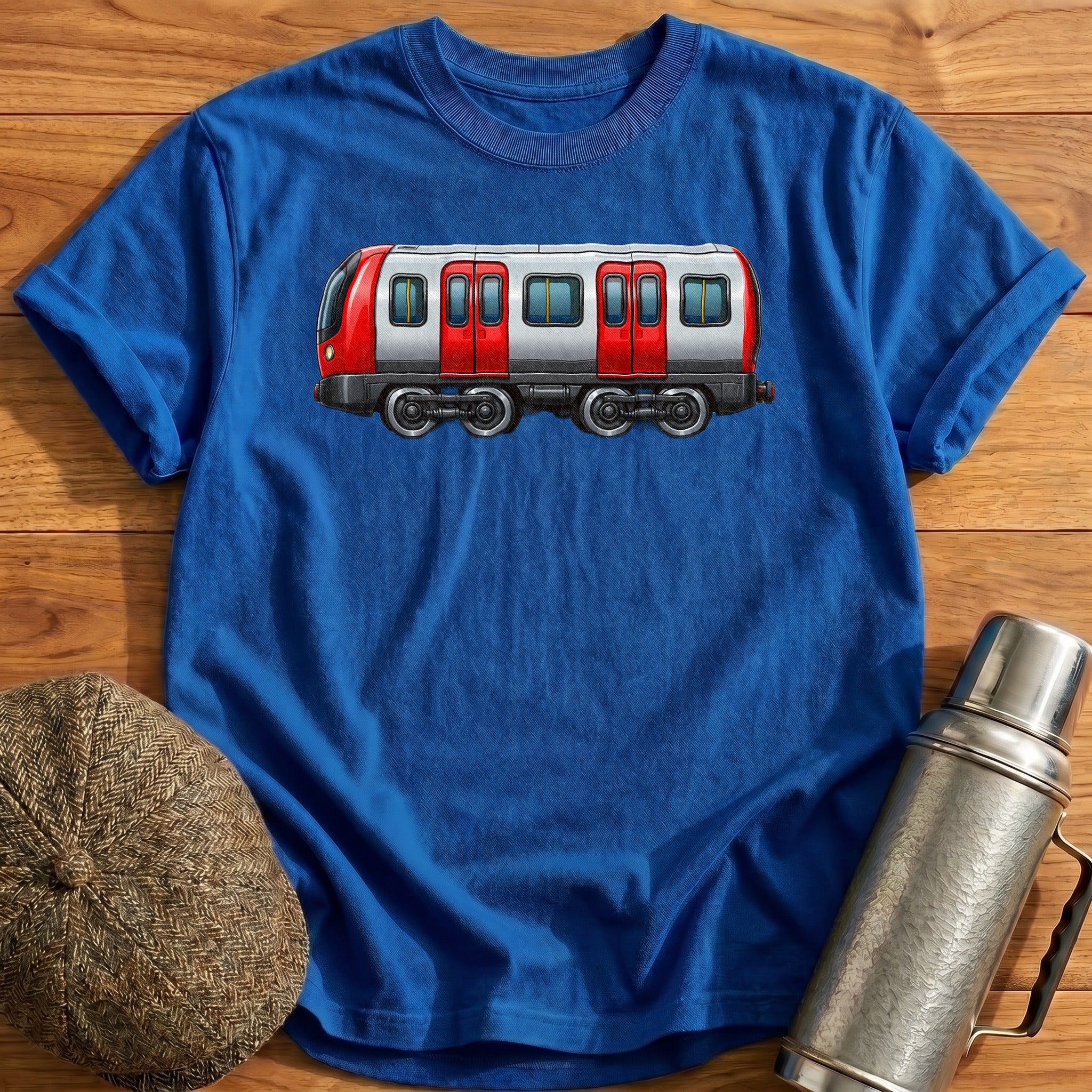Tubetrain Side T-Shirt - Royal
