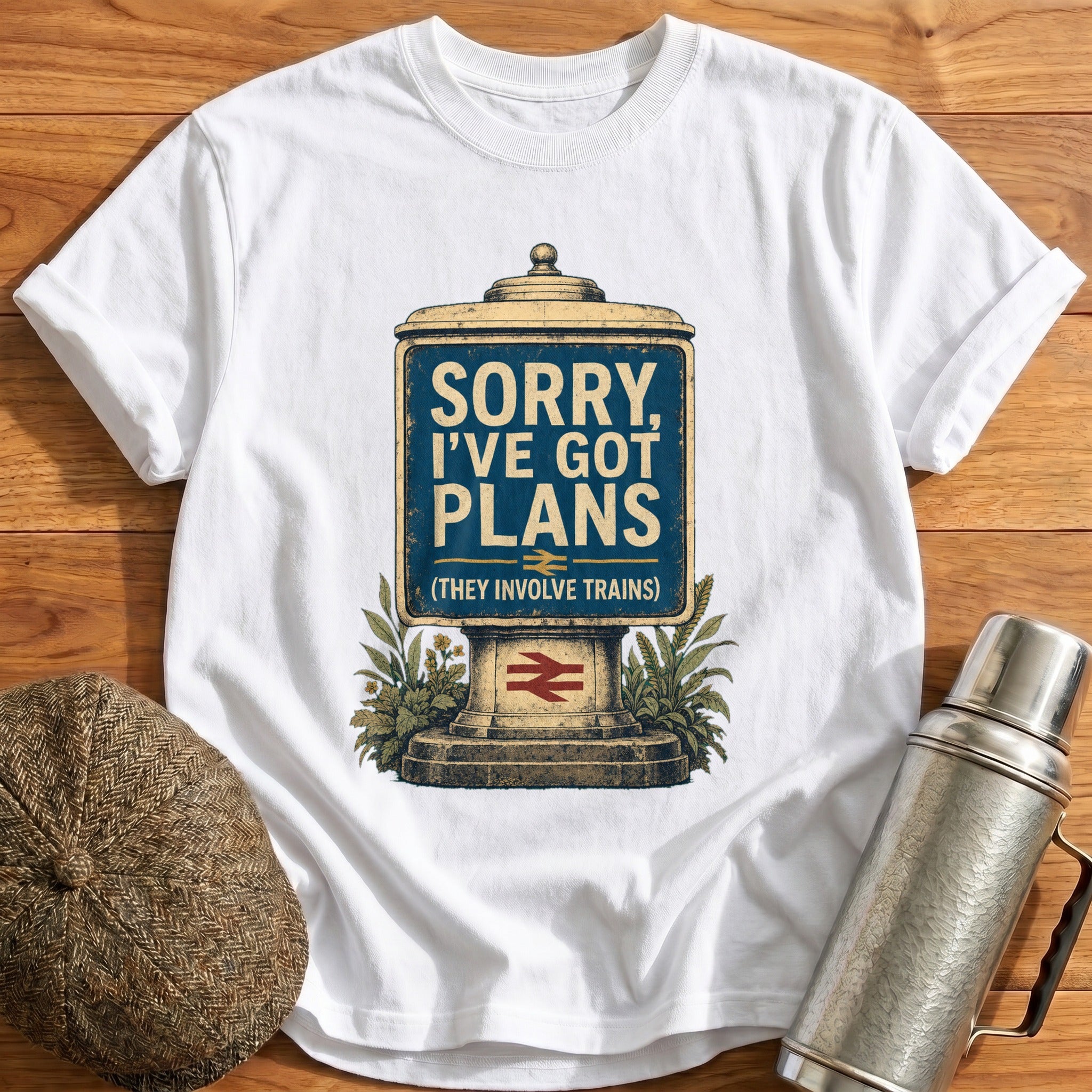 Sorry, I've Got Plans T-Shirt - White