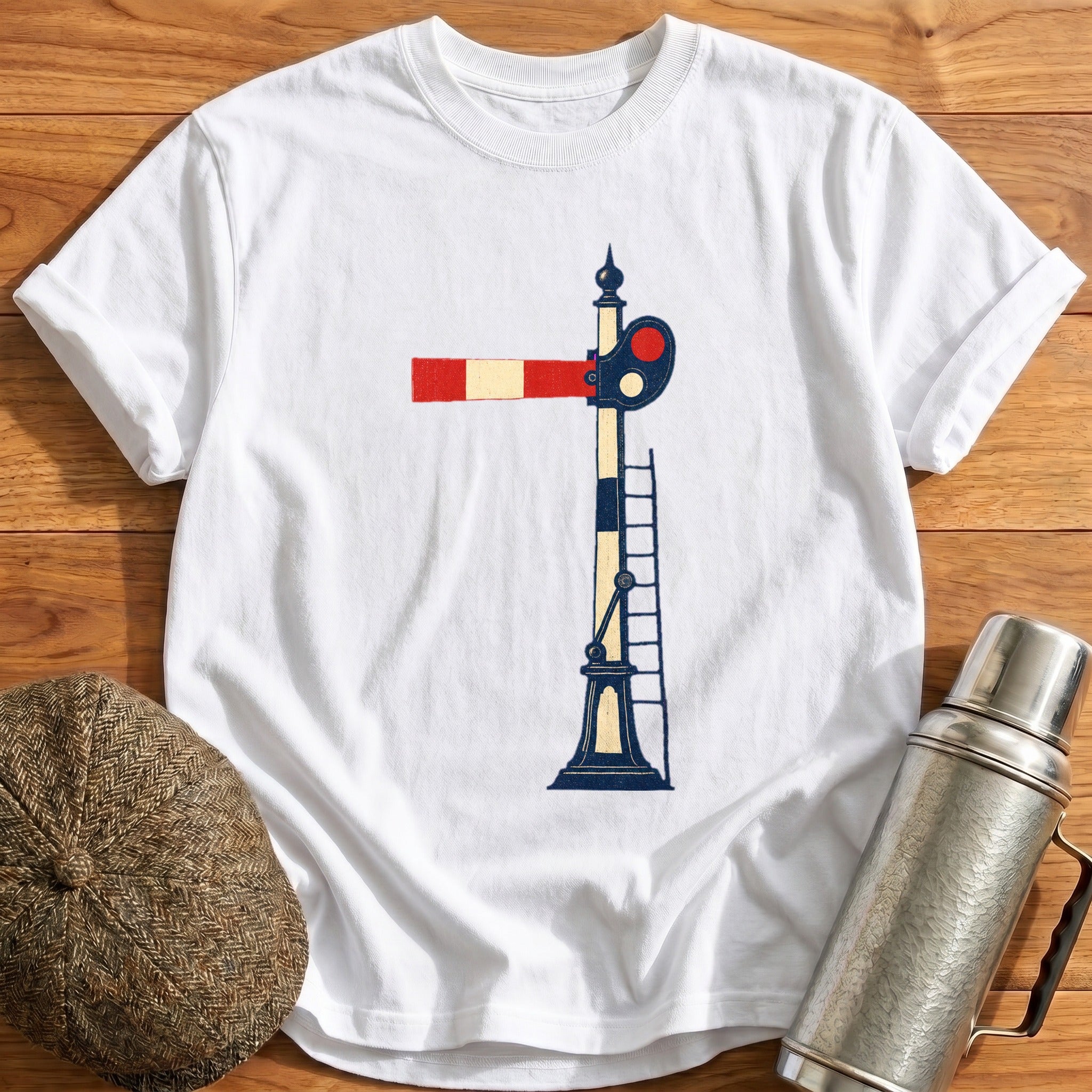 Semaphore Signal T-Shirt - White