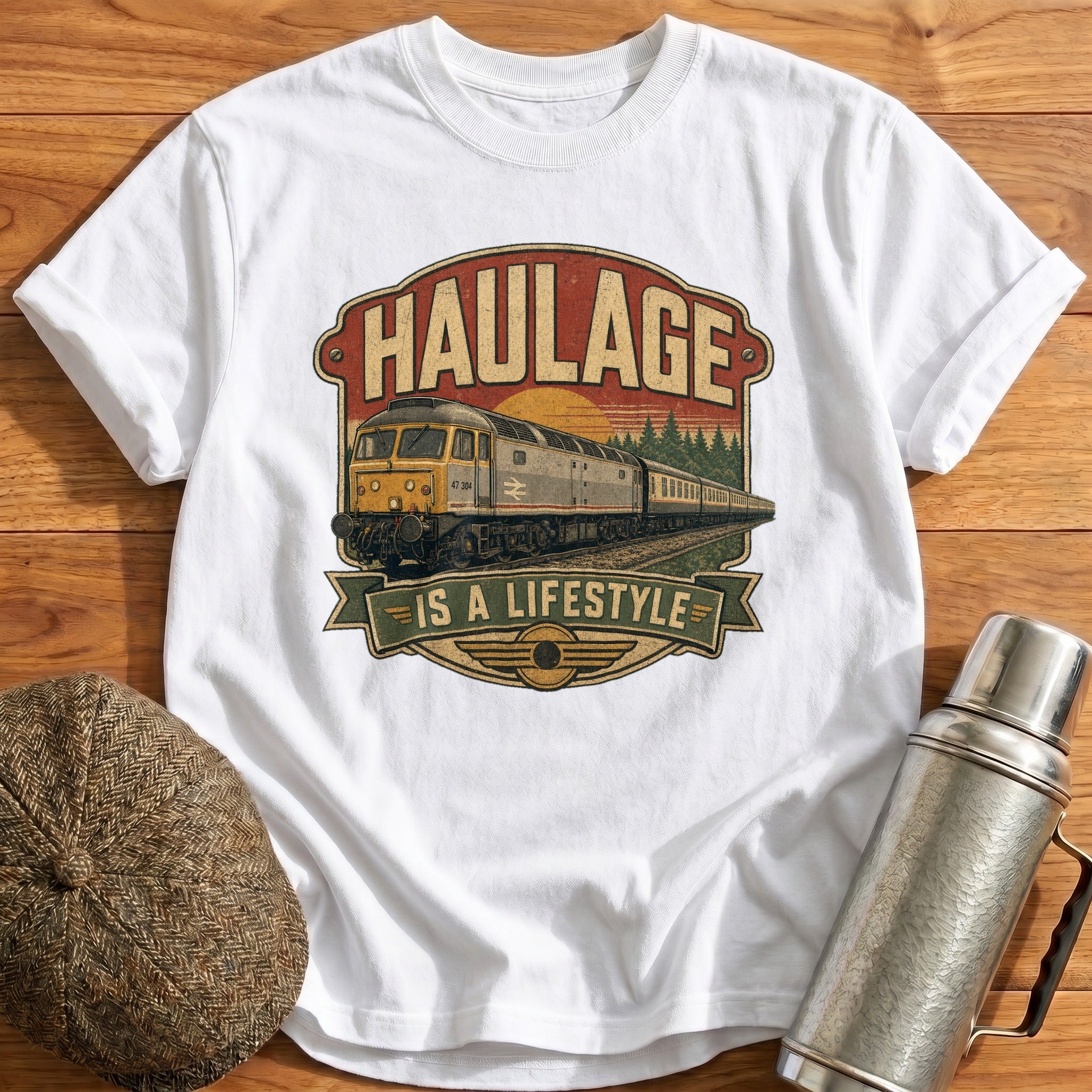Haulage T-Shirt - White