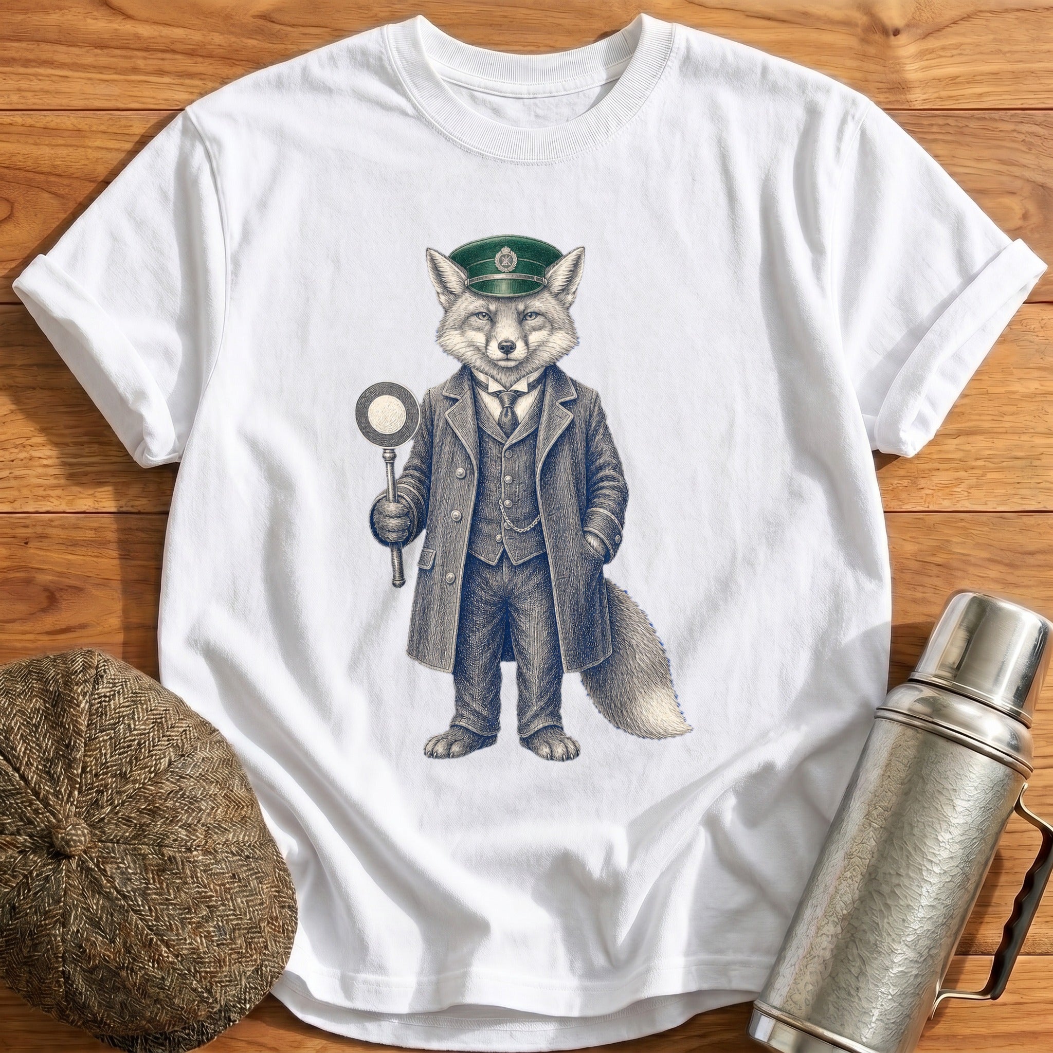 Red Fox Stationmaster II T-Shirt - White