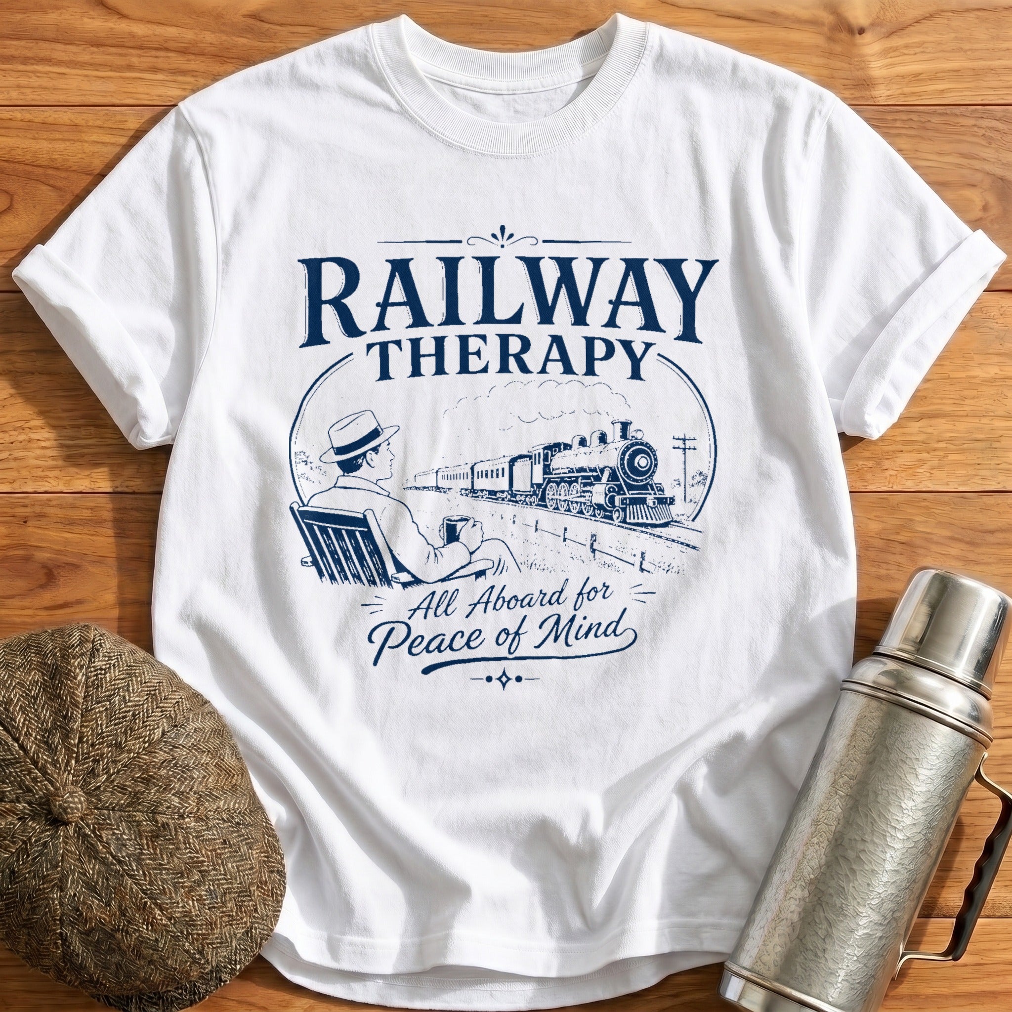 Railway Therapy T-Shirt - White