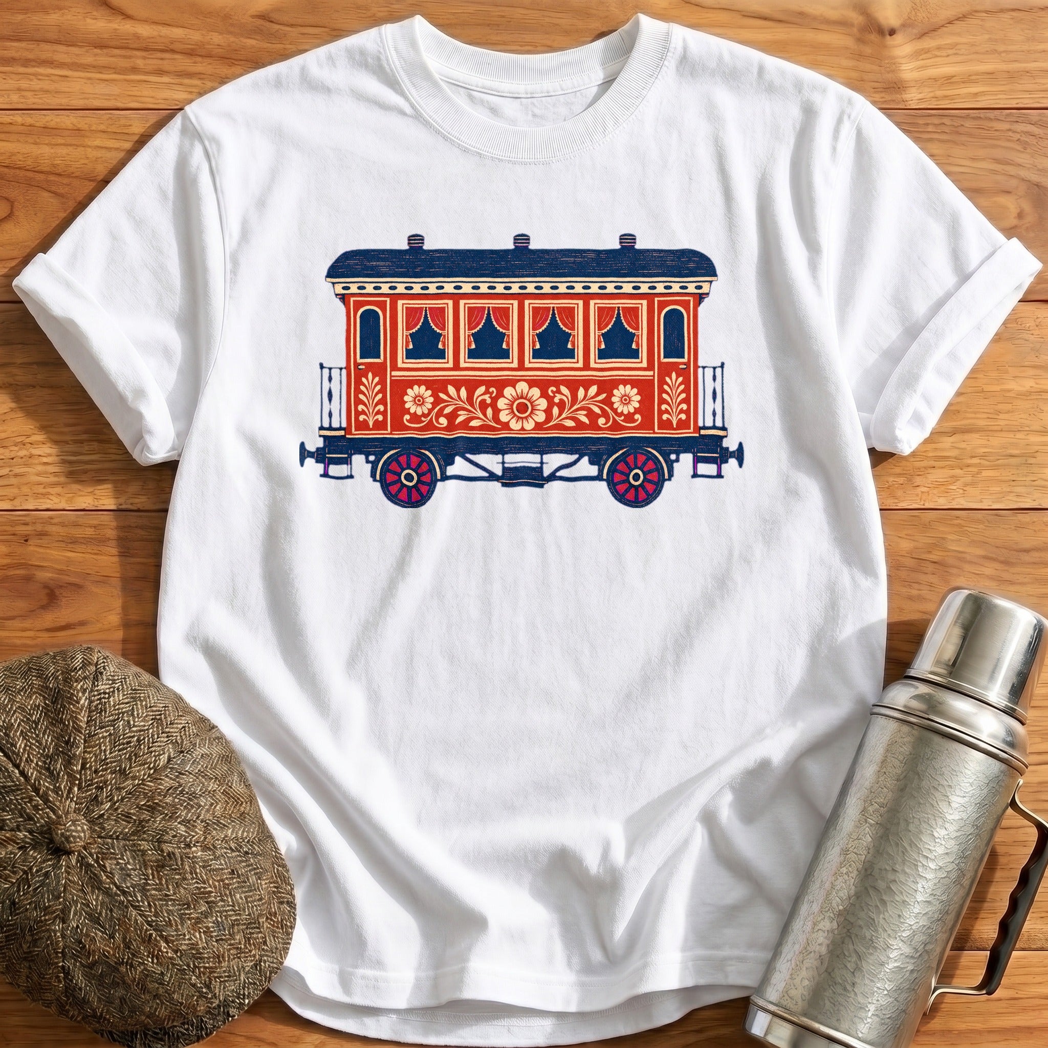 Railway Carriage T-Shirt - White