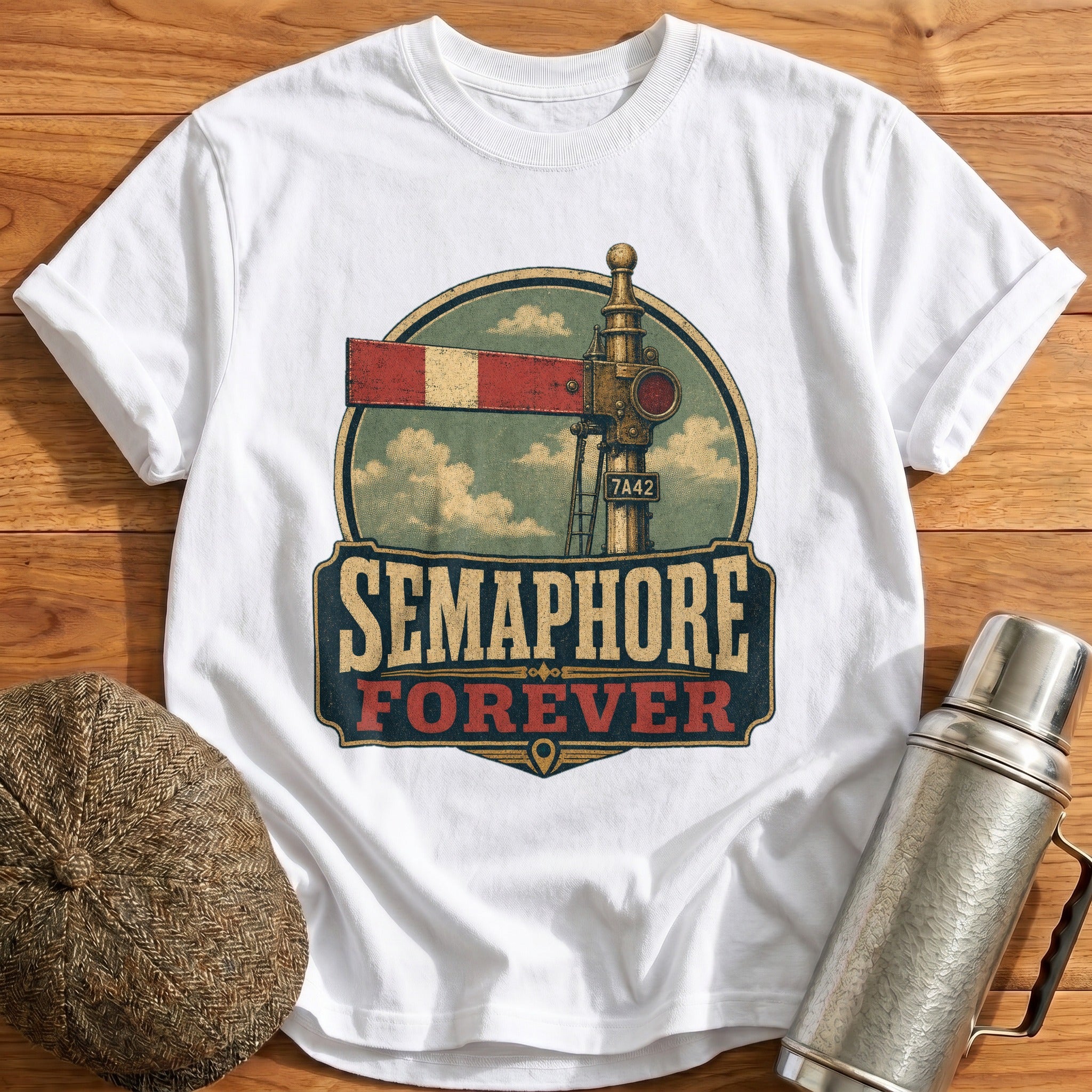 Semaphore Forever T-Shirt - White