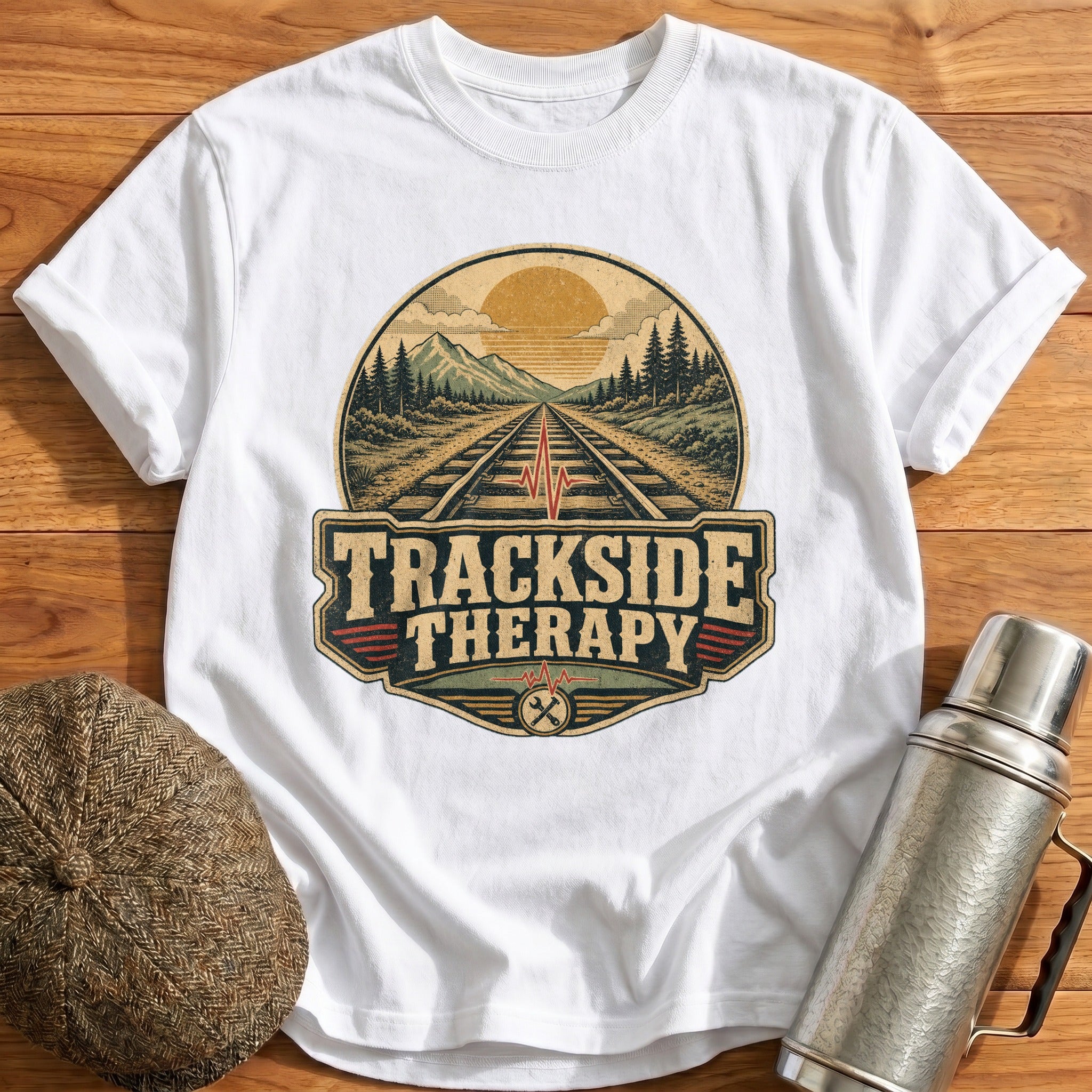 Trackside Therapy T-Shirt - White