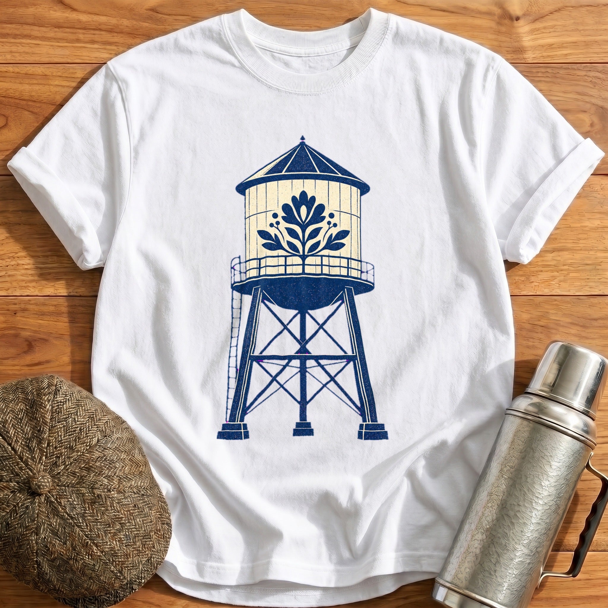 Water Tower T-Shirt - White