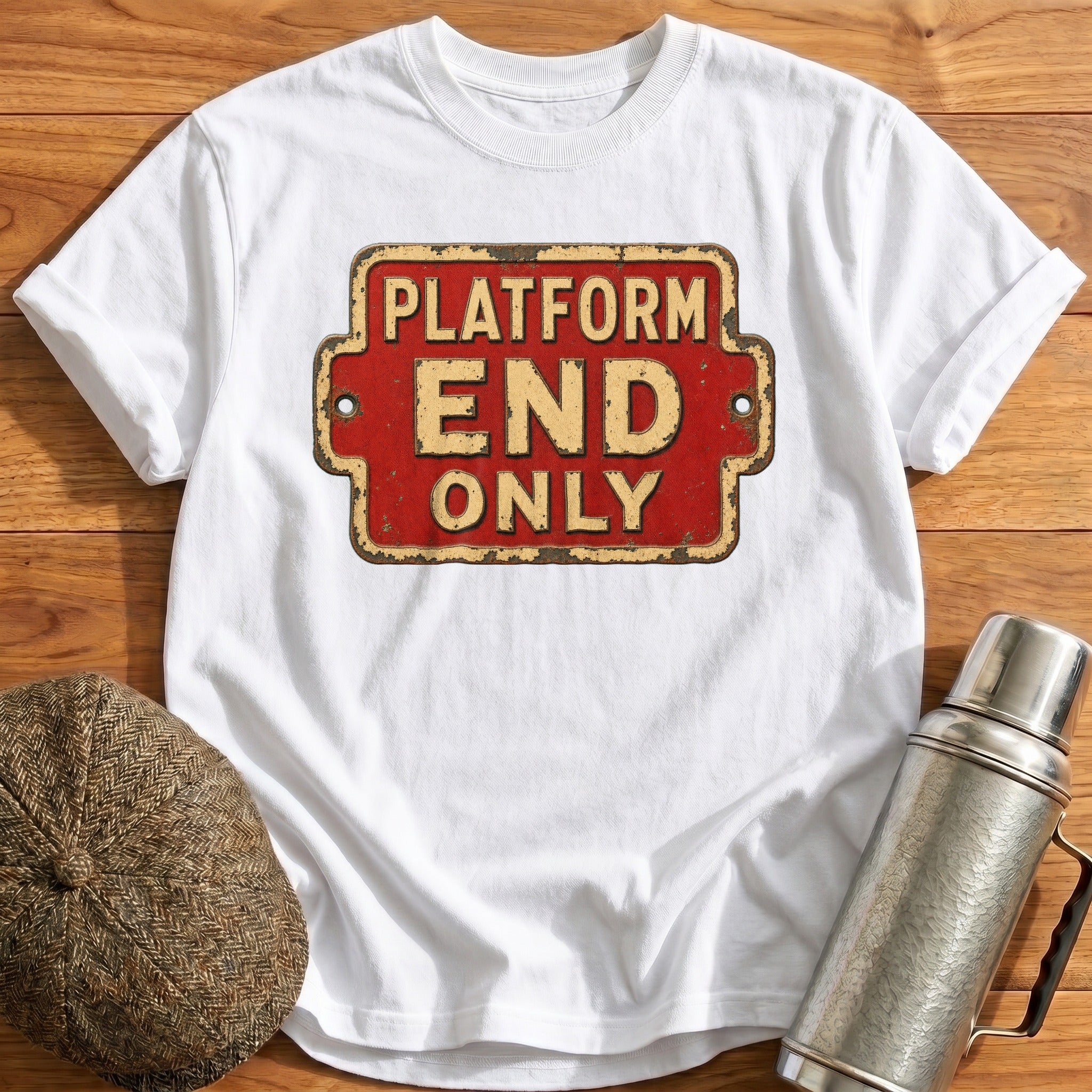 Platform End Only T-Shirt - White