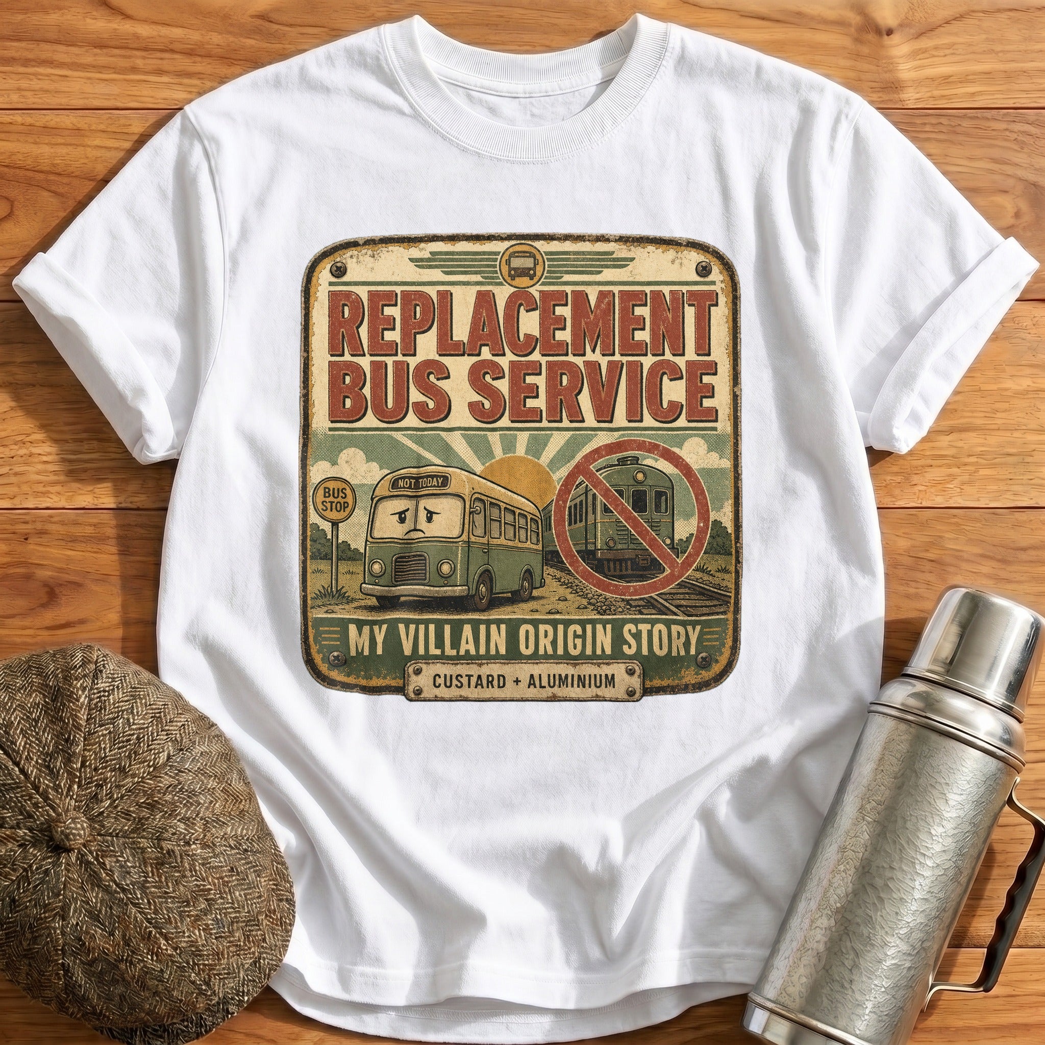 Replacement Bus Service T-Shirt - White