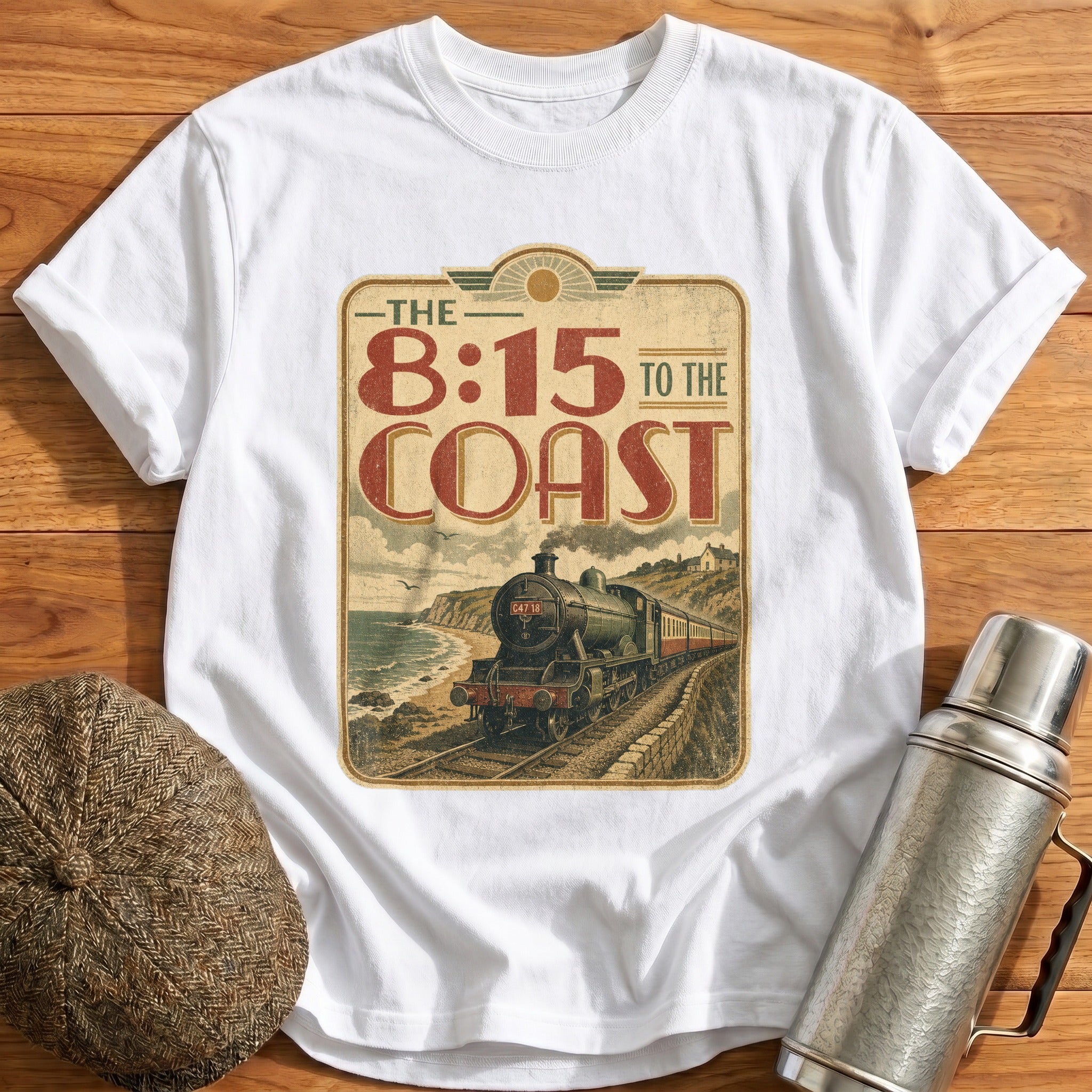 The 815 to the Coast T-Shirt - White