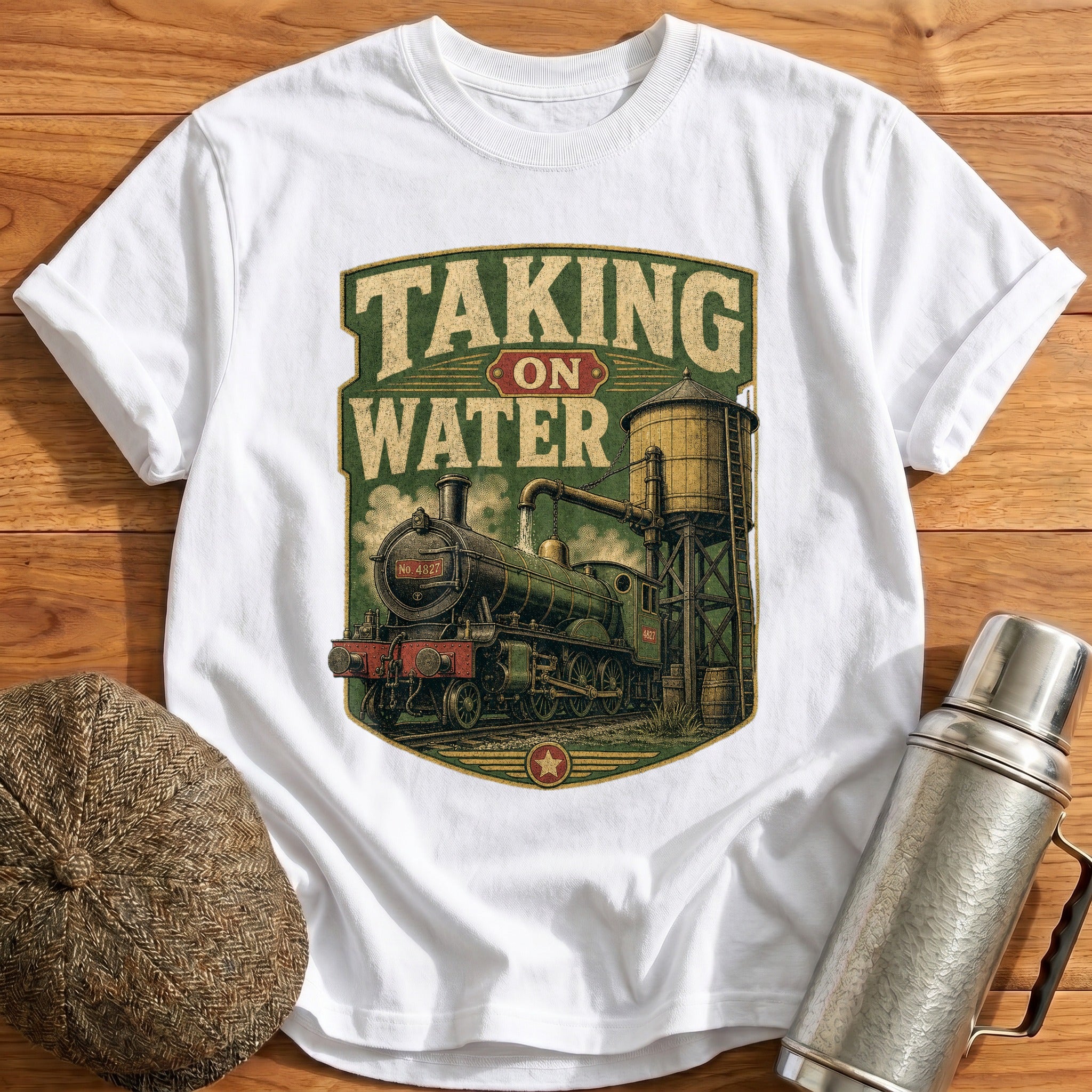 Taking on Water T-Shirt - White